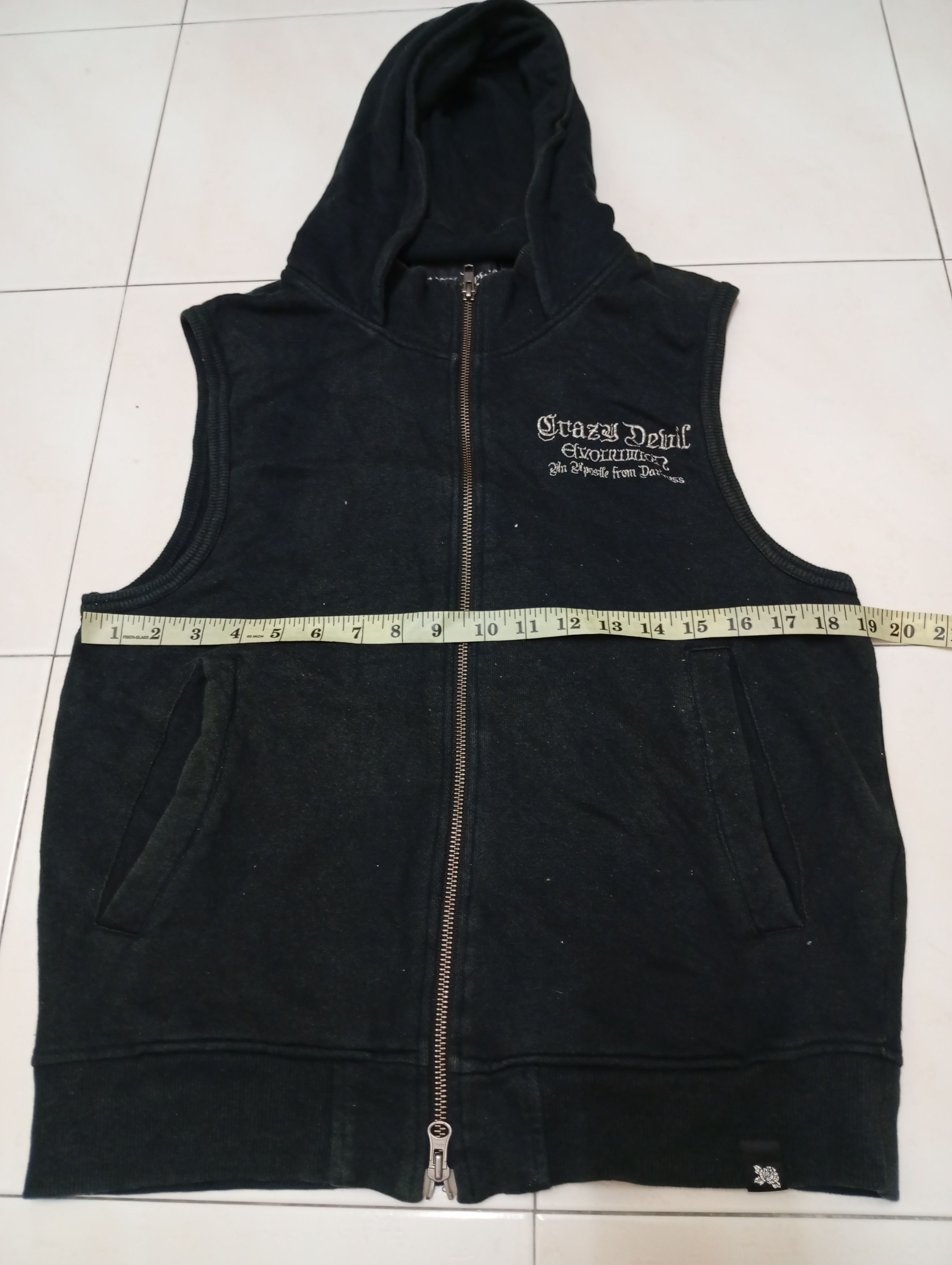 Punk and Yo × Vintage Hoodie X crazy Devil X vest Size US M / EU 48-50 / 2 - 2 Thumbnail