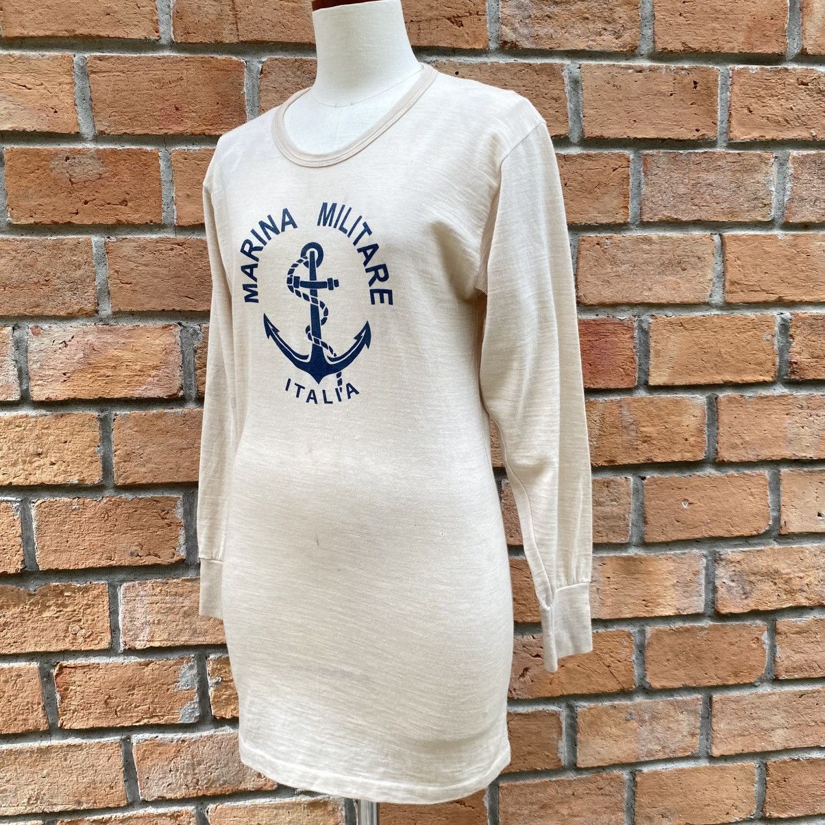 Vintage MARINA LITARE Brown Stretch Knit Logo Dress Long Sleeves Size S / US 4 / IT 40 - 4 Thumbnail