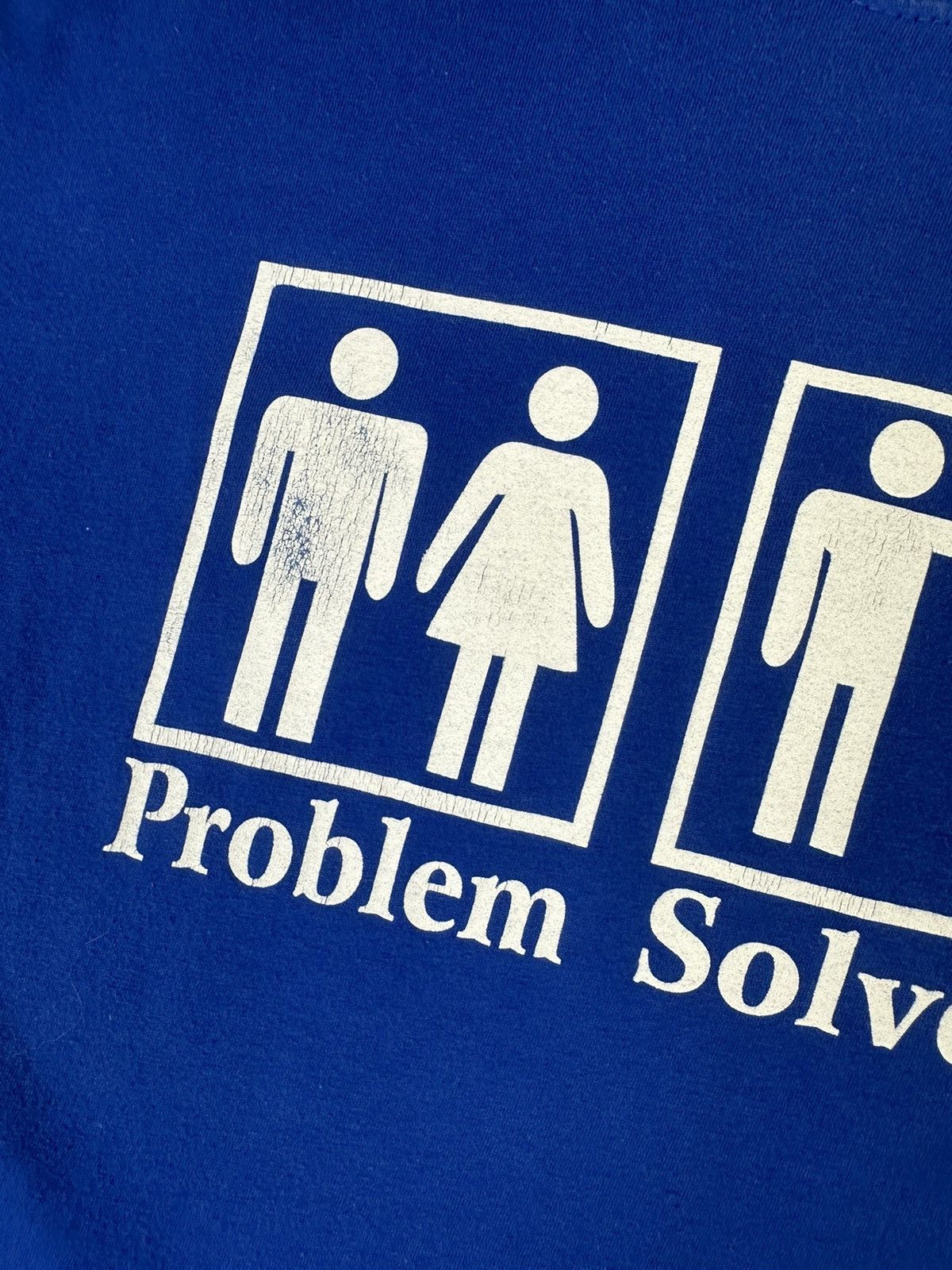 Other Humor Vintage Retro T-Shirt Problem/Solved Big Logo Size US L / EU 52-54 / 3 - 9 Thumbnail