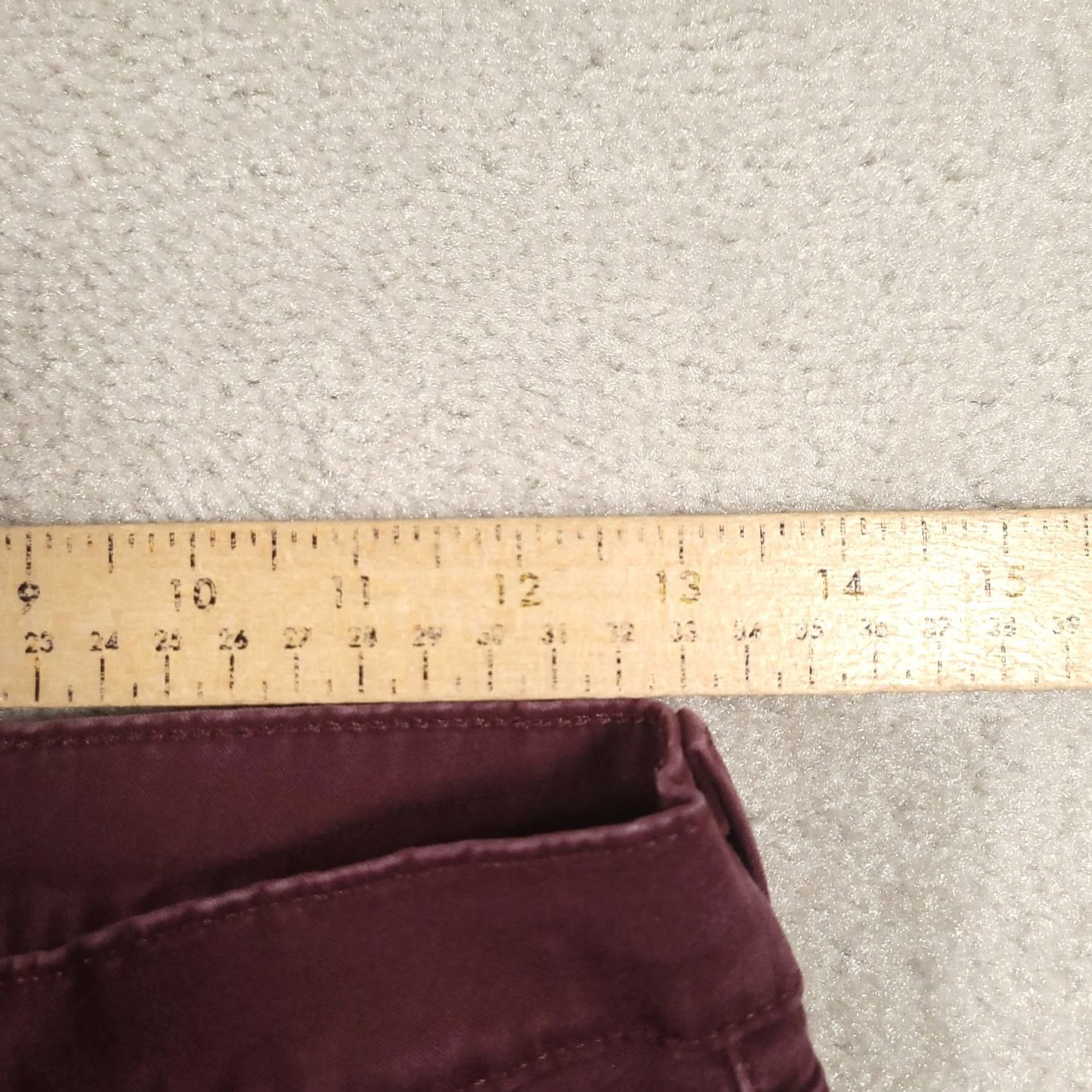 Levi's Levi's 311 Jeans Women's Size 26 Burgundy Mid-Rise Shaping Skinny Denim Size 26" / US 2 / IT 38 - 4 Thumbnail