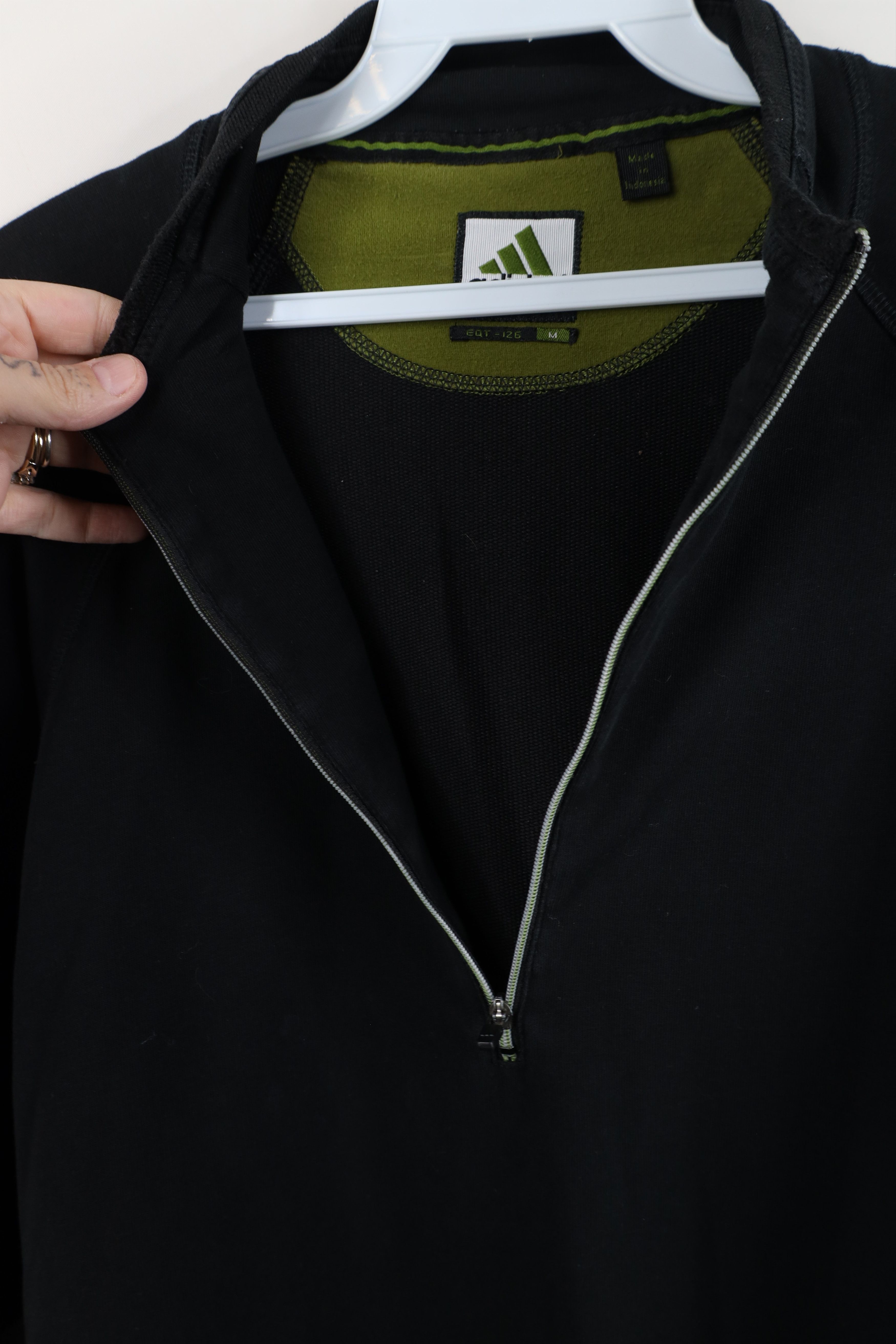 Adidas Vintage 90s Adidas Equipment EQT Half Zip Jacket Top Size US M / EU 48-50 / 2 - 10 Thumbnail