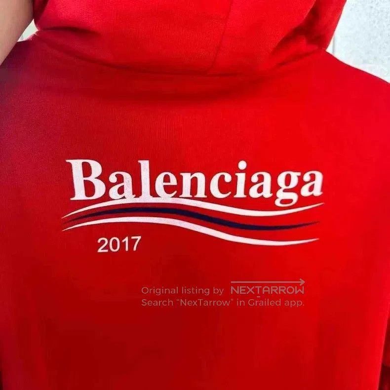 Balenciaga Balenciaga Red Coca-Cola Hoodie Size US S / EU 44-46 / 1 - 5 Thumbnail
