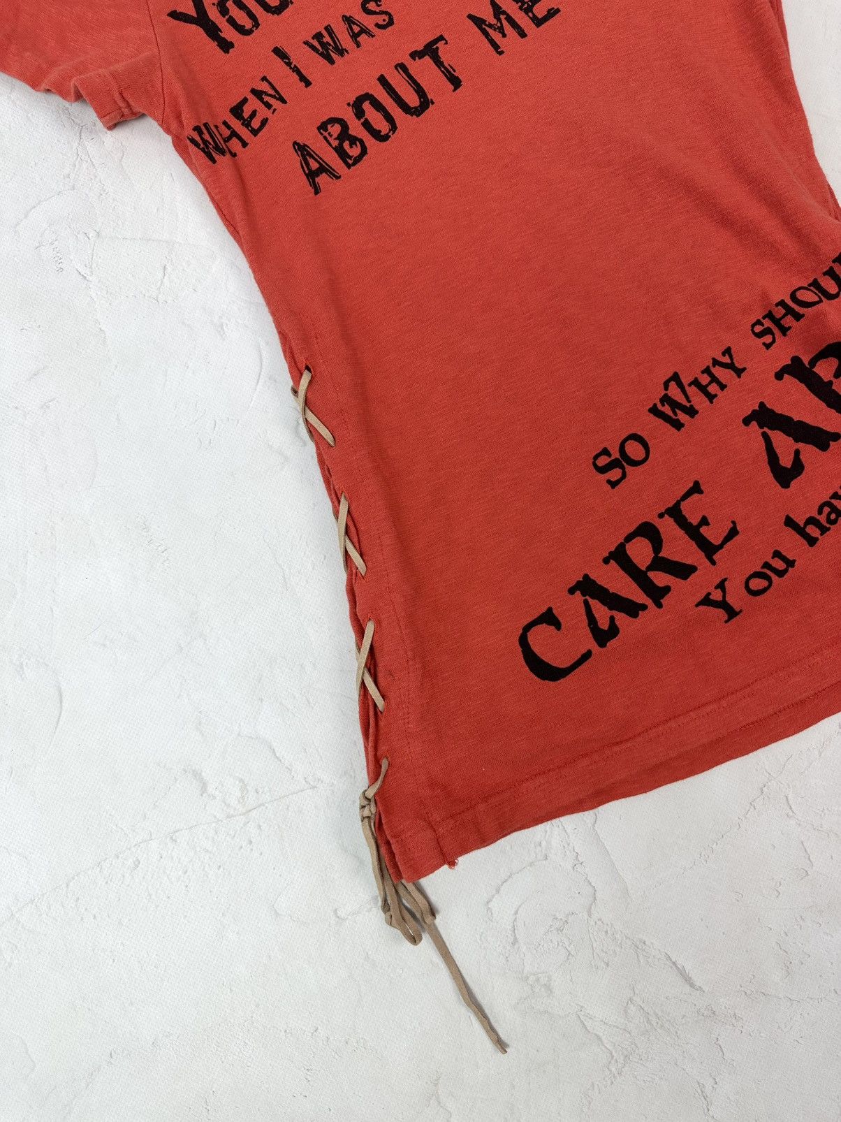 Vintage Vintage Printed Orange Tee Size S / US 4 / IT 40 - 3 Thumbnail