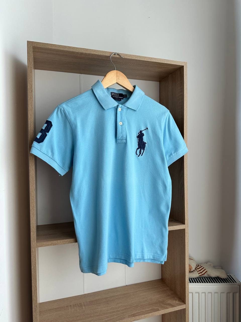 Polo Ralph Lauren × Vintage Vintage Polo Ralph Lauren Blue Big Logo PRL T-Shirt Size US L / EU 52-54 / 3 - 5 Thumbnail