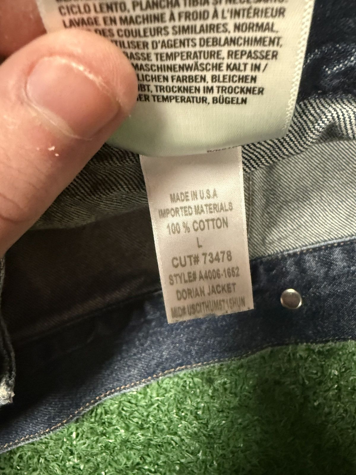 Agolde Agolde denim jacket with cut sleeves Size US M / EU 48-50 / 2 - 4 Thumbnail