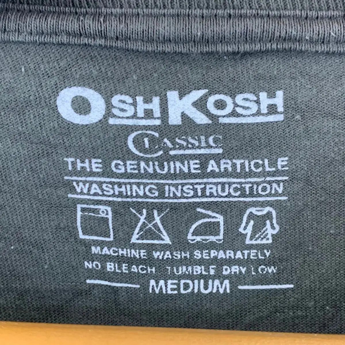 Oshkosh Vintage OSHKOSH JAPAN Natural Dye Plain Tee Shirt Size US M / EU 48-50 / 2 - 5 Thumbnail