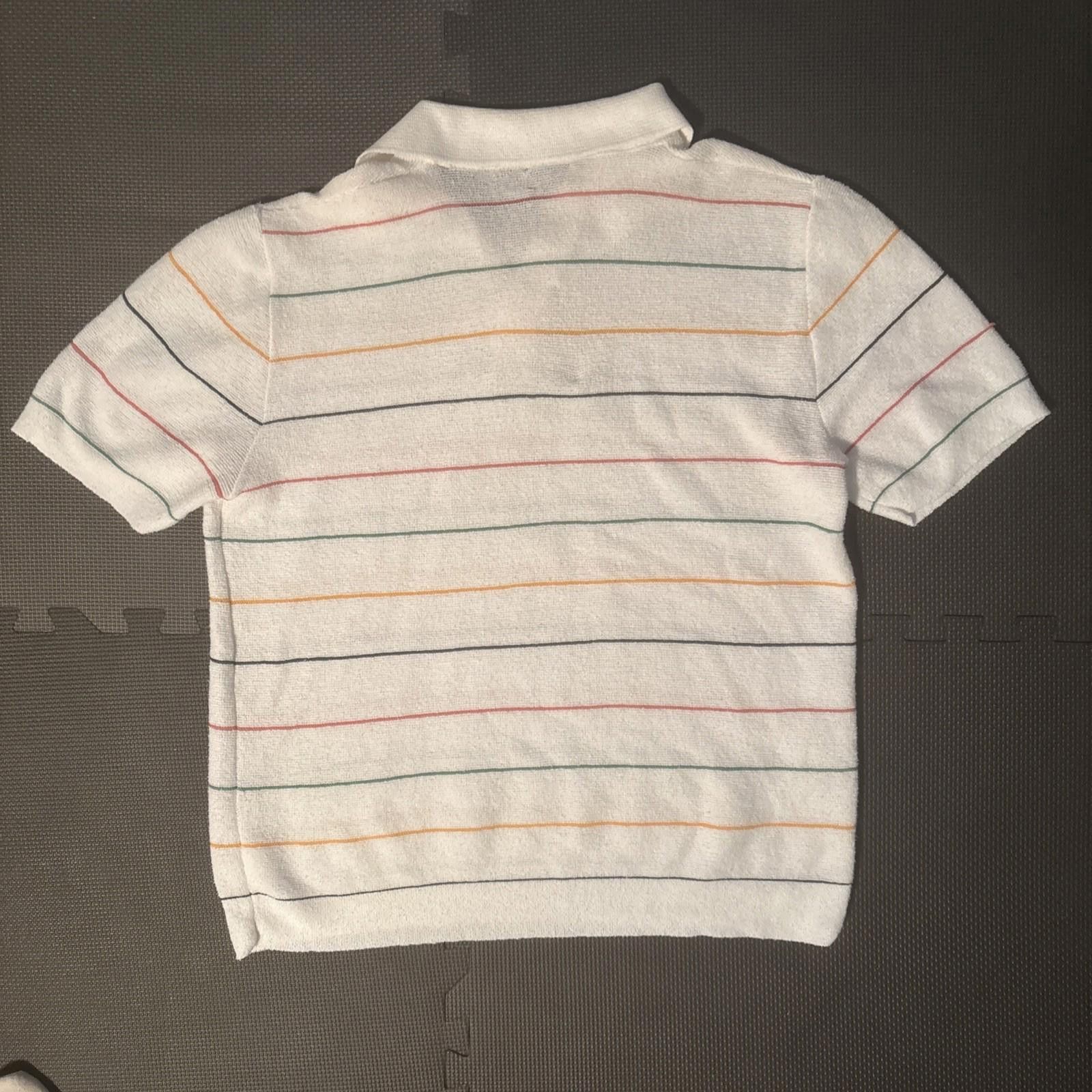 Kendrick Lamar Vintage Lahmar Polo Shirt Adult Large Gray Striped 70's VTG Size US L / EU 52-54 / 3 - 4 Thumbnail