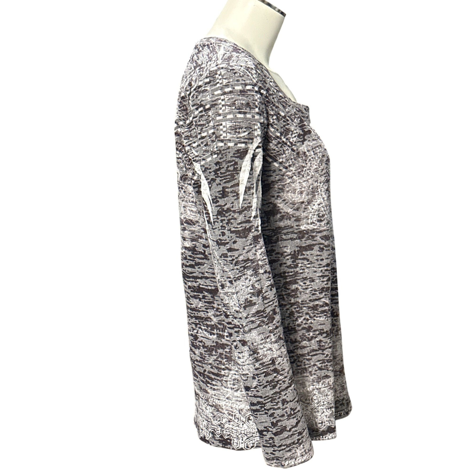 Other CCC Long Sleeve Embellished Top Rhinestones Abstract Aztec E Size M / US 6-8 / IT 42-44 - 4 Thumbnail