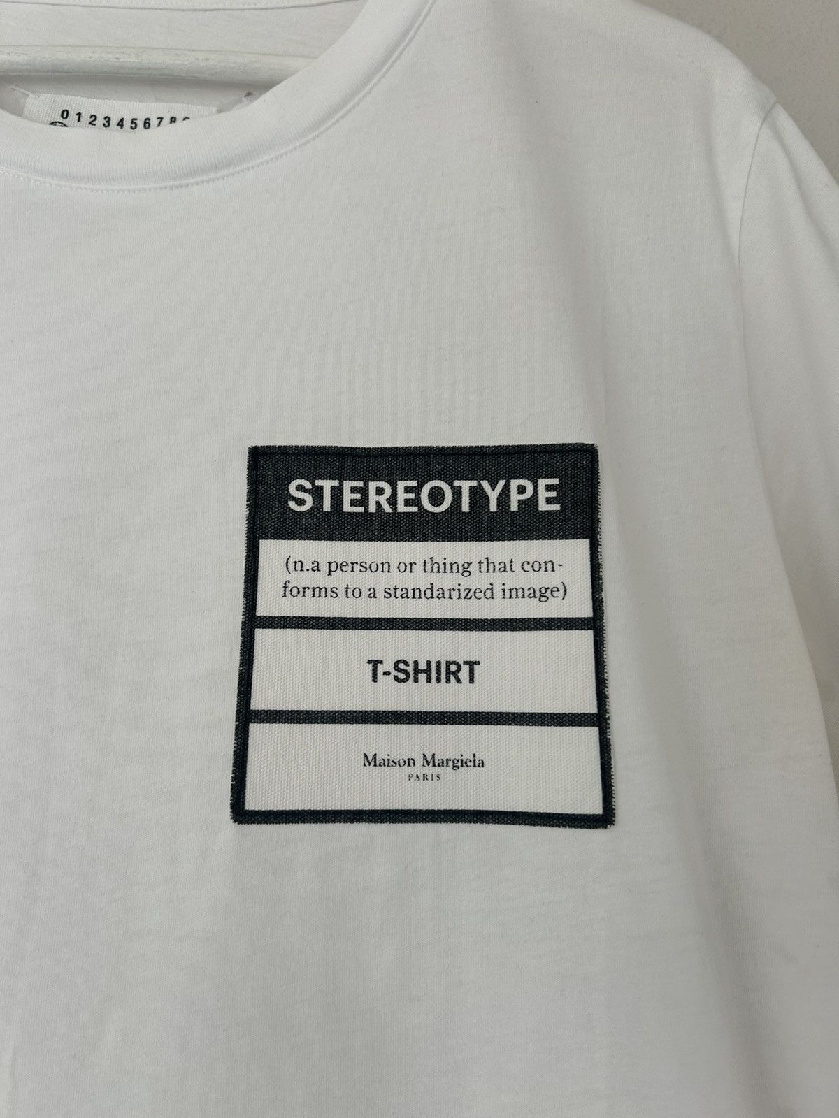 Maison Margiela White Stereotype T-Shirt Size US M / EU 48-50 / 2 - 2 Thumbnail