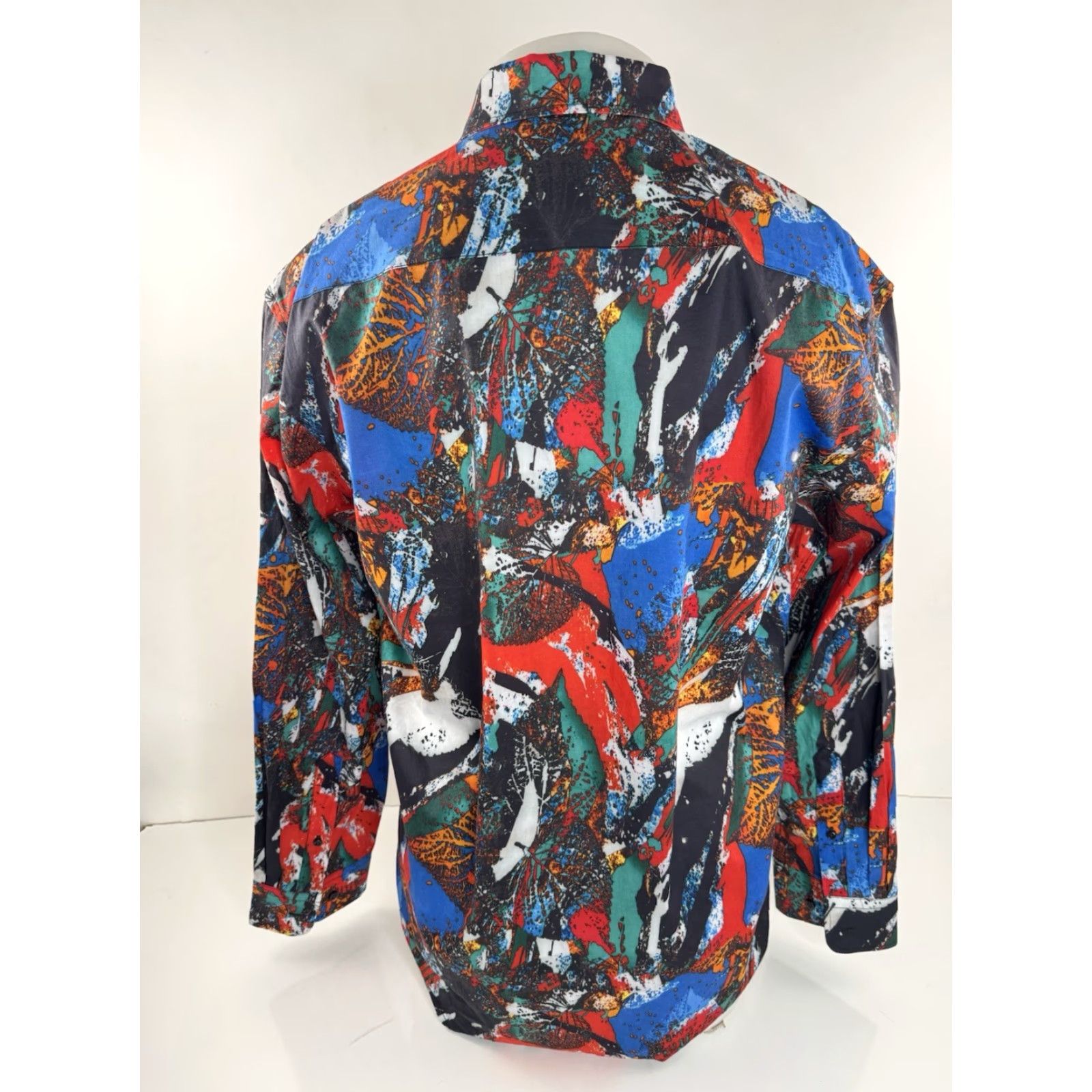 Other One Like No Other Colorful L Shirt Mens Long Sleeve Button-Up Multicolor 90s J4 Size US L / EU 52-54 / 3 - 3 Thumbnail