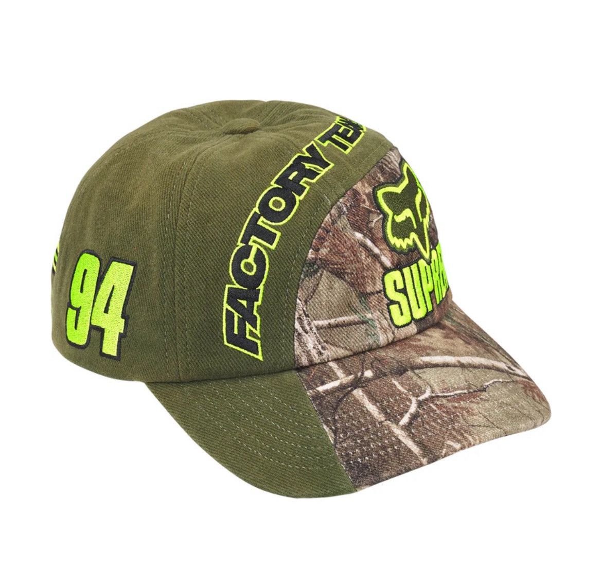 Fox Racing × Supreme Supreme Fox Racing 6-Panel Hat RealTree Camo Size ONE SIZE - 2 Thumbnail