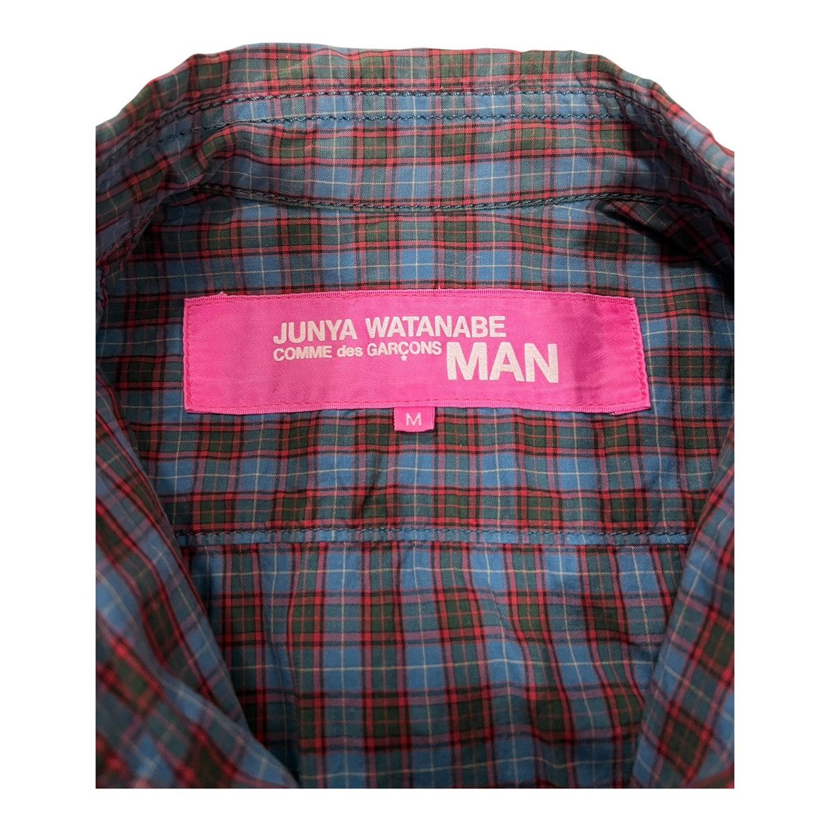 Junya Watanabe SS05 Watanabe Navy Plaid Multi Cargo Pocket Button Up Size US S / EU 44-46 / 1 - 3 Thumbnail