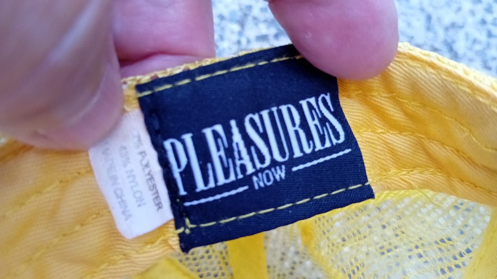 Pleasures Pleasures Vibration Mesh Trucker Hat Cap Yellow Size ONE SIZE - 5 Thumbnail