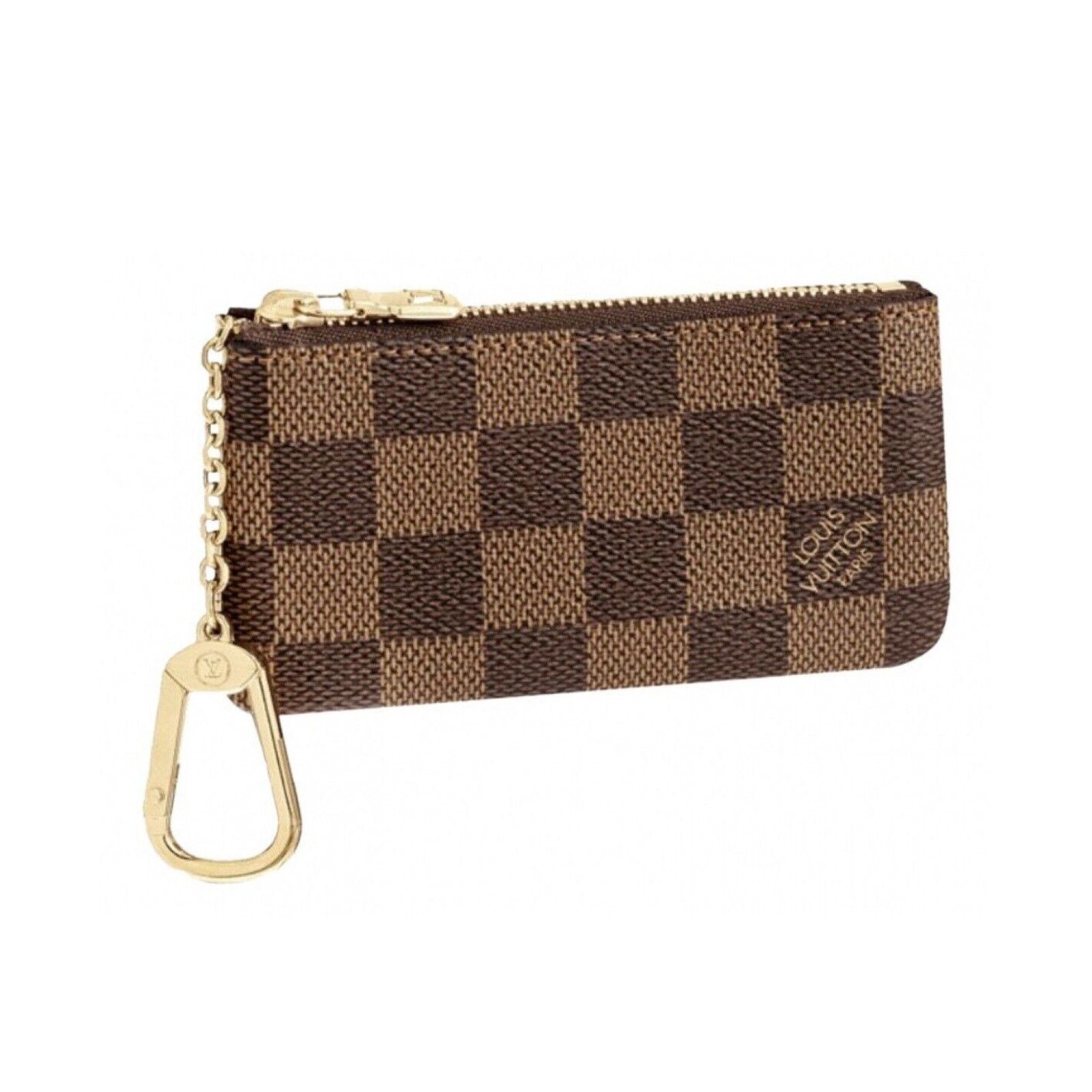 Louis Vuitton NEW LOUIS VUITTON Key Pouch Cles Damier Ebene Coin Card Size ONE SIZE - 13 Thumbnail