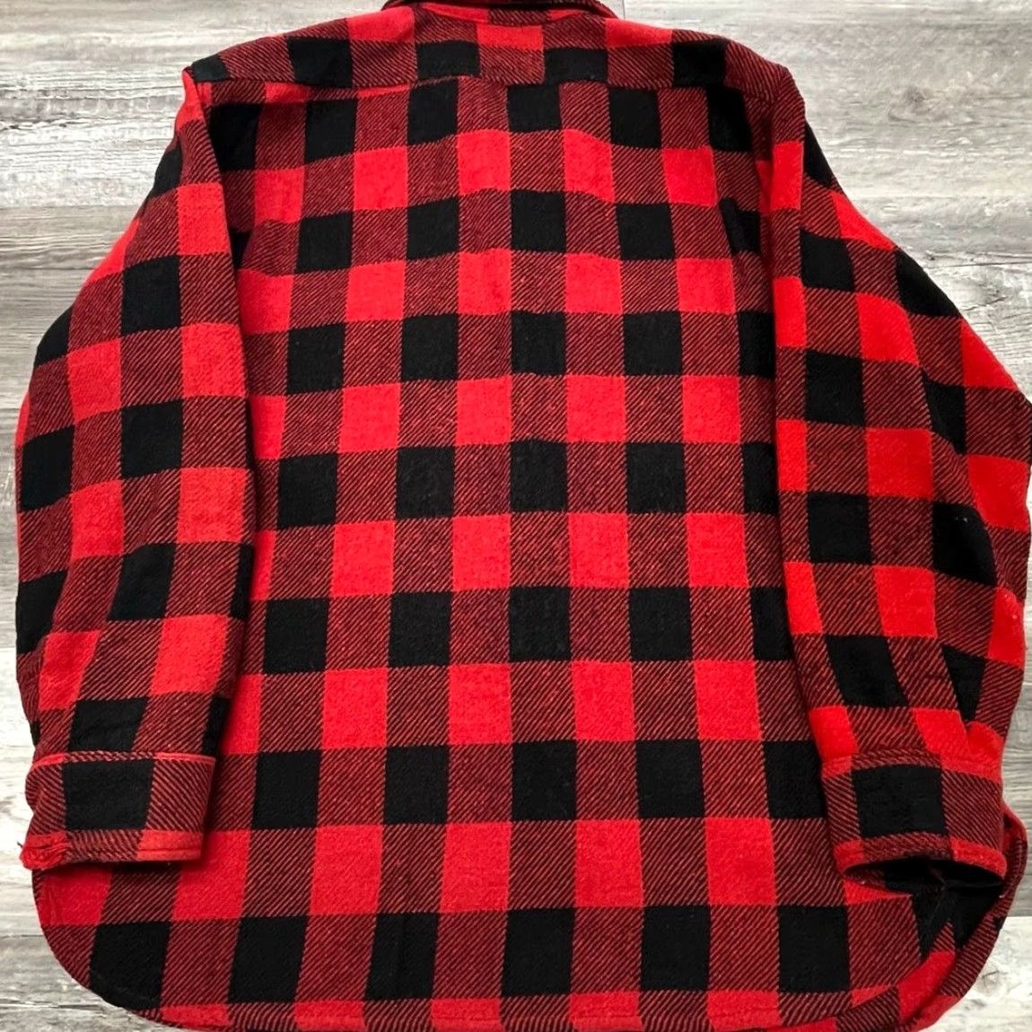 JCPenney VINTAGE Towncraft JCPenney Buffalo Men L Tartan Plaid Wool Flannel Jacket Shirts? Size US L / EU 52-54 / 3 - 2 Thumbnail