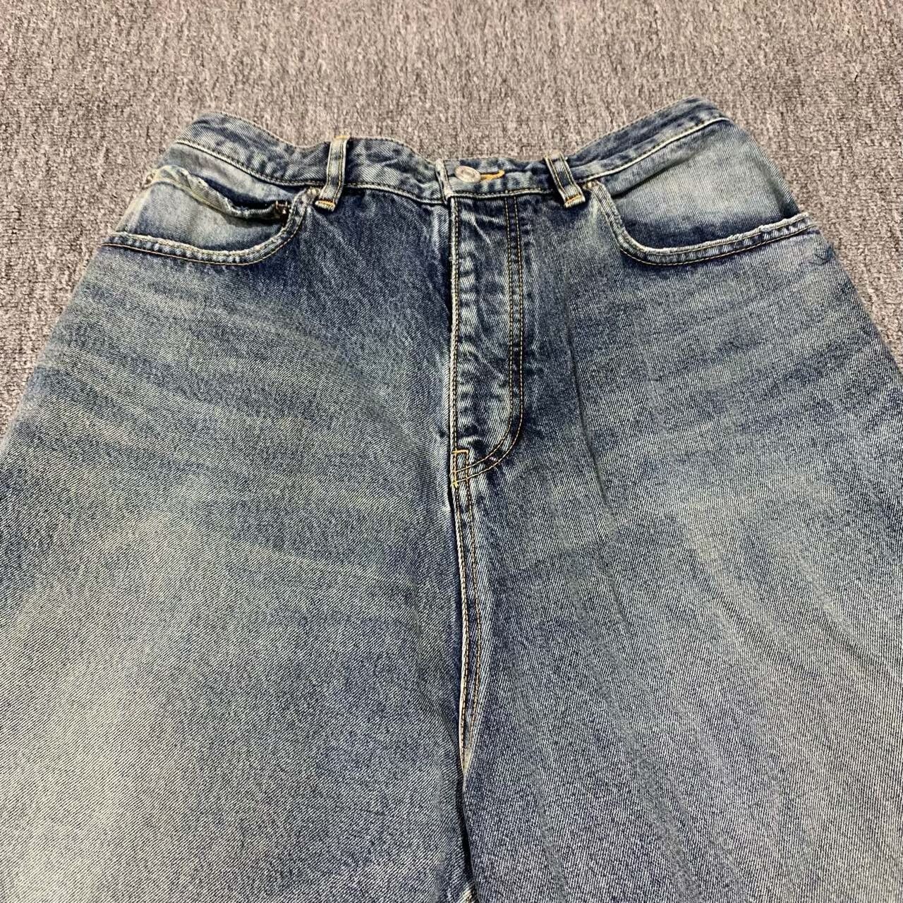 Balenciaga blue denim patchwork pants Balenciaga size S Size US 27 - 6 Thumbnail