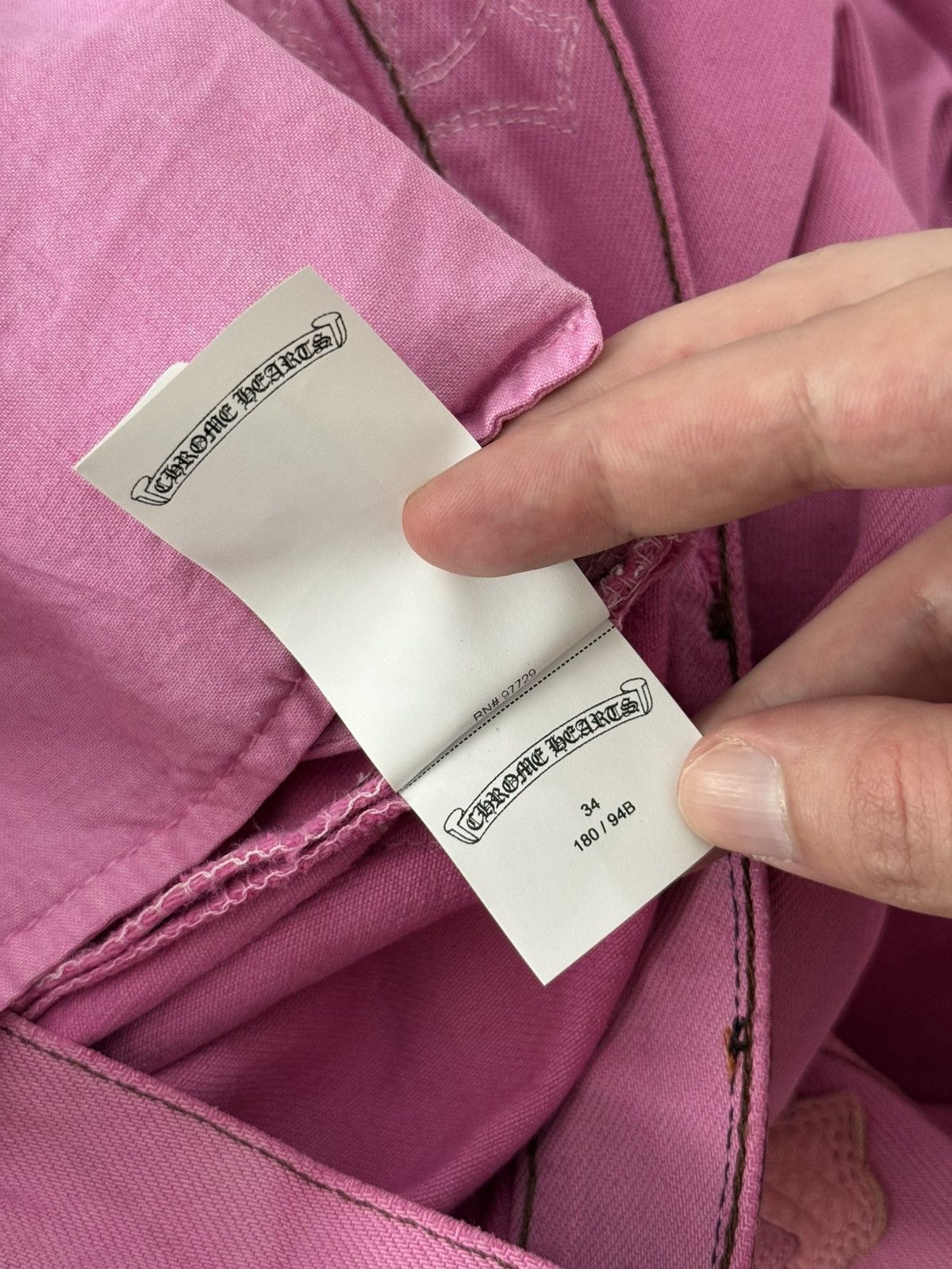 Chrome Hearts Chrome Hearts Pink Sex Record Levis 501 Baggy Sz.34 Size US 34 / EU 50 - 20 Thumbnail
