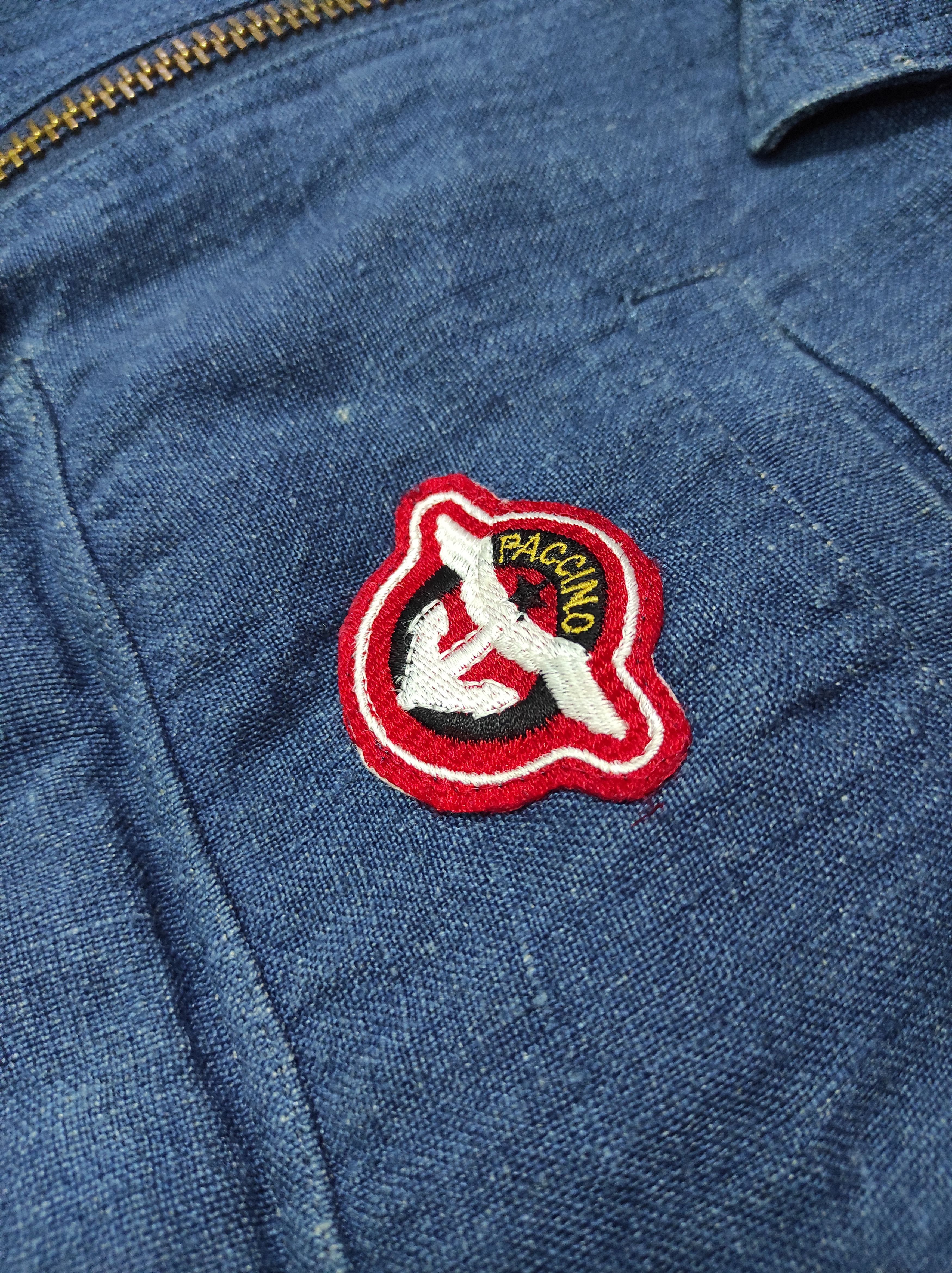 Japanese Brand VINTAGE PACCINO DENIM BOMBER JACKET Size US L / EU 52-54 / 3 - 5 Thumbnail