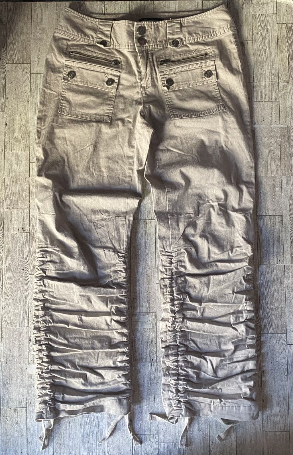 Vintage INC International, Adjustable, Pocket Capri, Cargo Pants Size 27" / US 4 / IT 40 - 4 Thumbnail