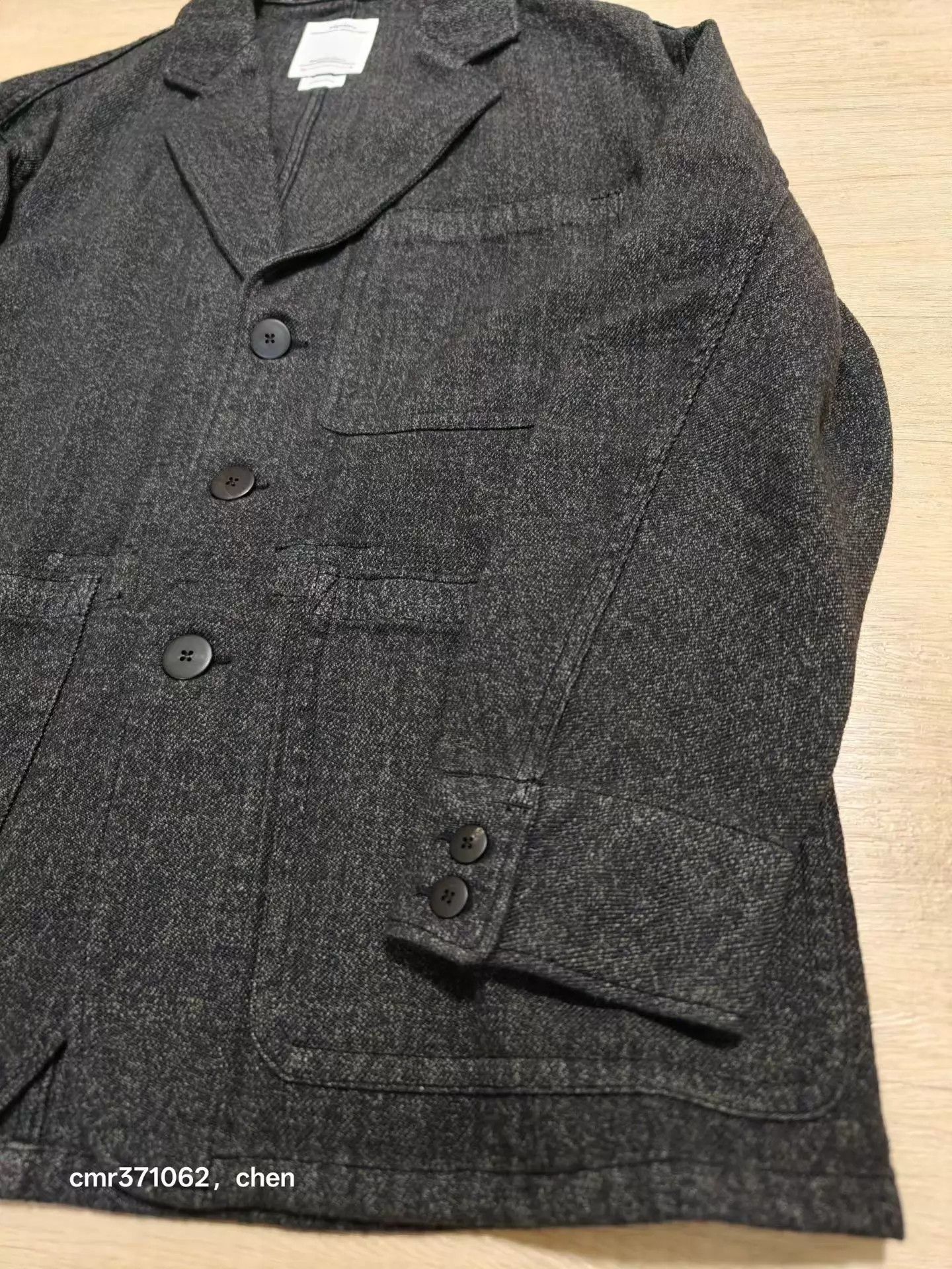 Visvim VISVIM 26SS RAILWOOD JKT Wool & Hemp Twill Jacket Size US M / EU 48-50 / 2 - 6 Thumbnail