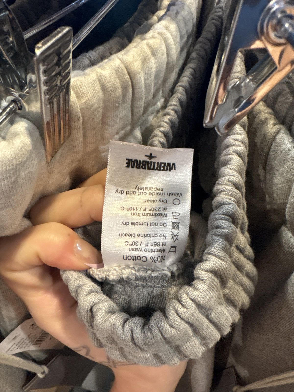 Vertabrae Vertebrae Sweatpants Gray Size Small Size US 30 / EU 46 - 4 Thumbnail