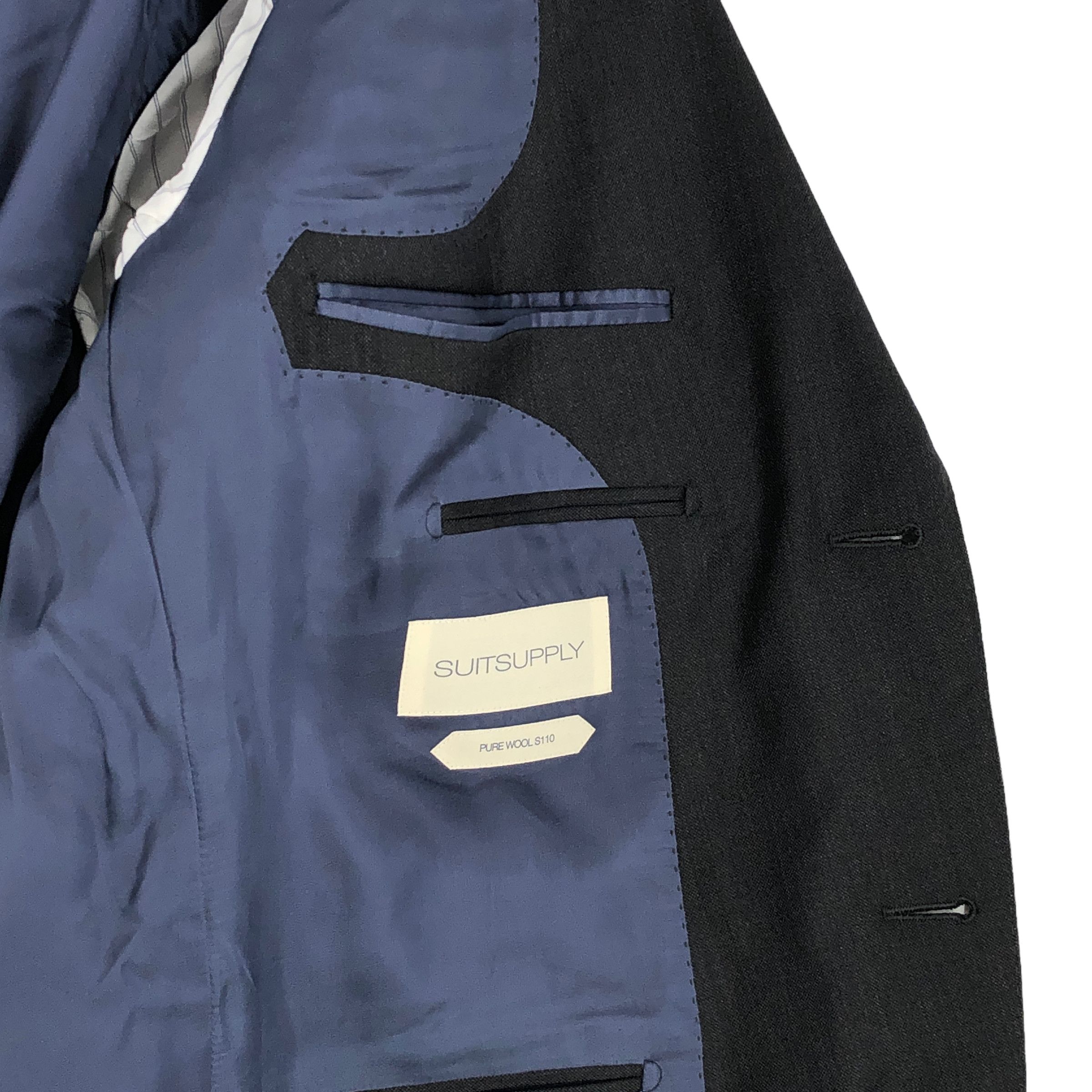 Suitsupply Napoli Single Breasted Wool Blazer Size EU:48; UK:38; US:38R Size 38R - 7 Thumbnail