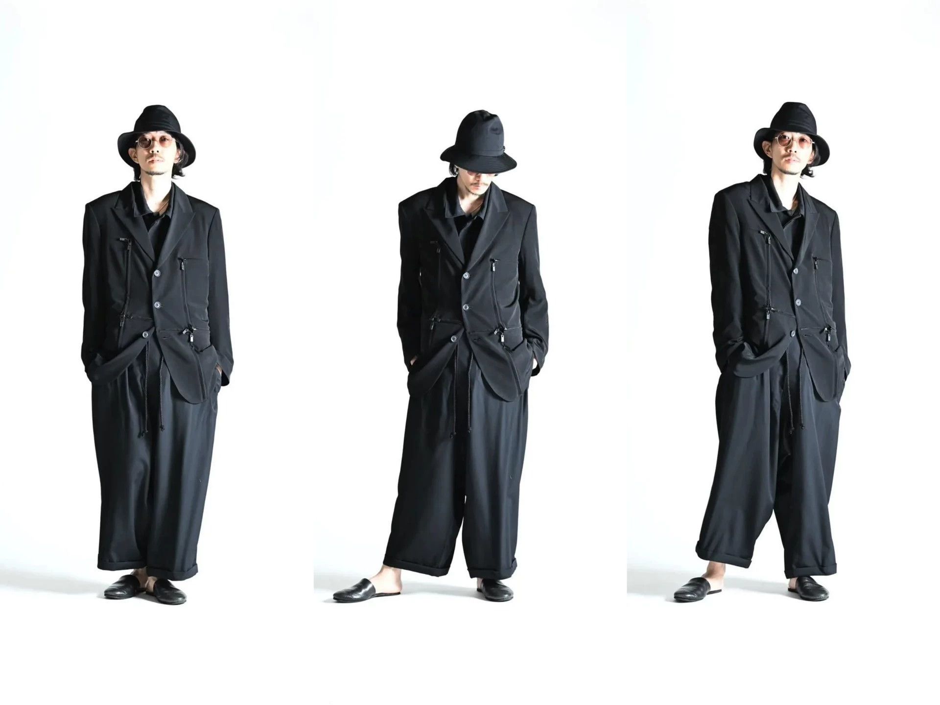 Yohji Yamamoto Yohji Yamamoto 25SS Zip Decon Triacetate Jacket S2 Size US M / EU 48-50 / 2 - 4 Thumbnail