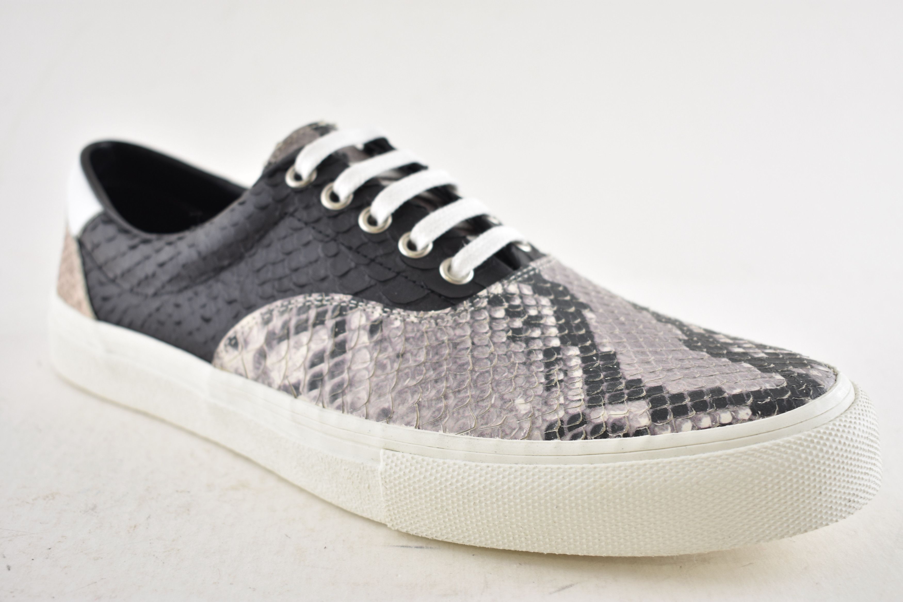Amiri Amiri Python Snakeskin Lace Up Tie Low Top Sneakers 44 11 Size US 11 / EU 44 - 4 Thumbnail