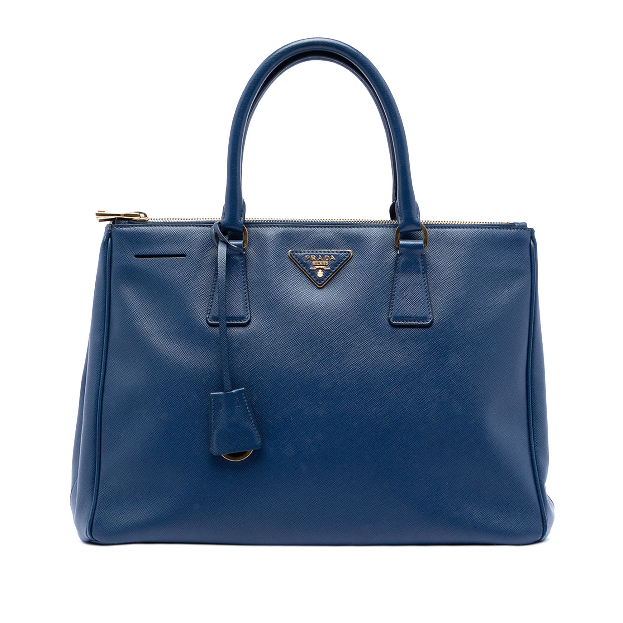 Prada Prada Medium Saffiano Lux Galleria Double Zip Satchel Size ONE SIZE - 1 Thumbnail