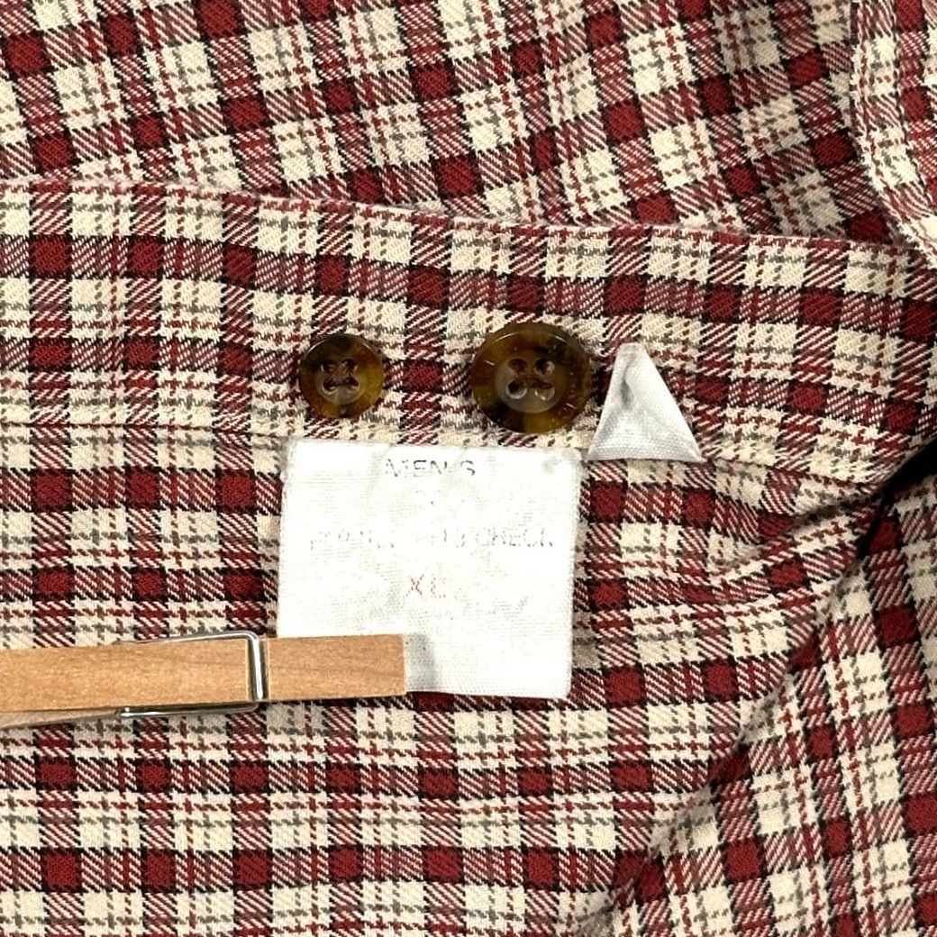 Vintage VINTAGE Woolrich Shirt Mens XL Red Plaid Cotton Long Sleeve Button-Up with Pocket 90s Outdoor USA Size US XL / EU 56 / 4 - 6 Thumbnail