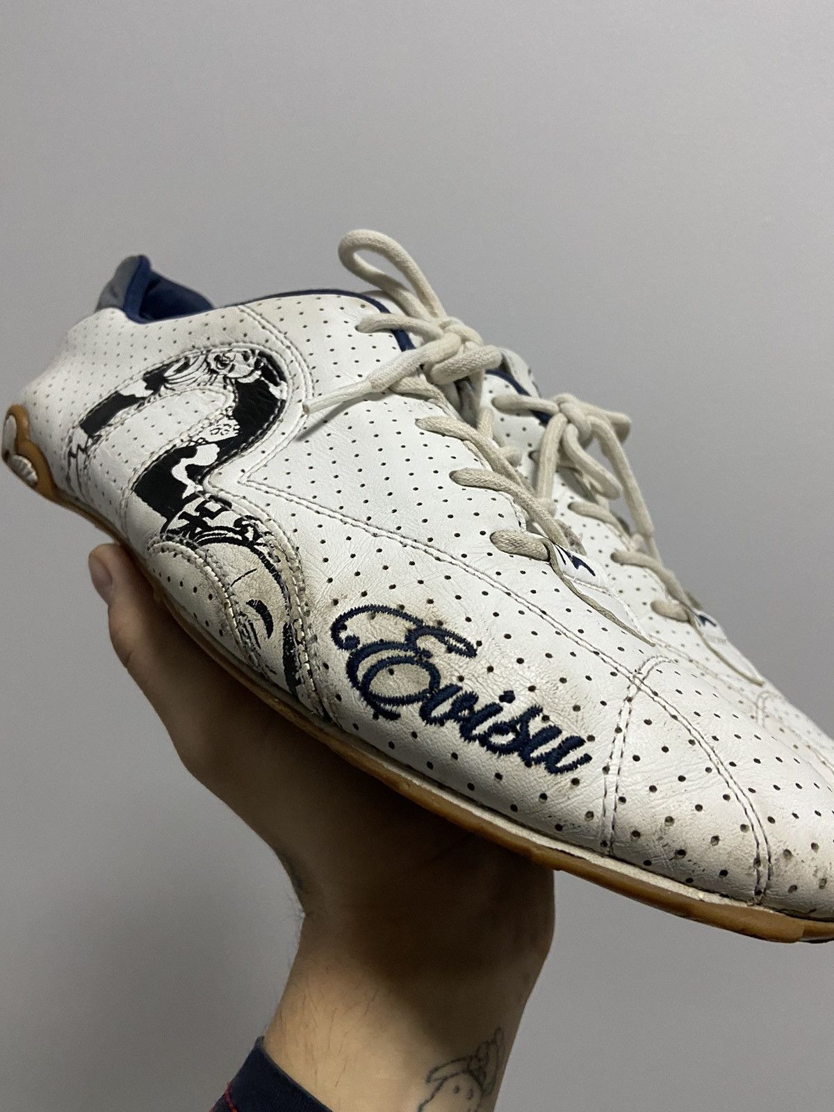 Evisu × Vintage Evisu big seagull logo sneakers vintage Size US 14 / EU 47 - 7 Thumbnail