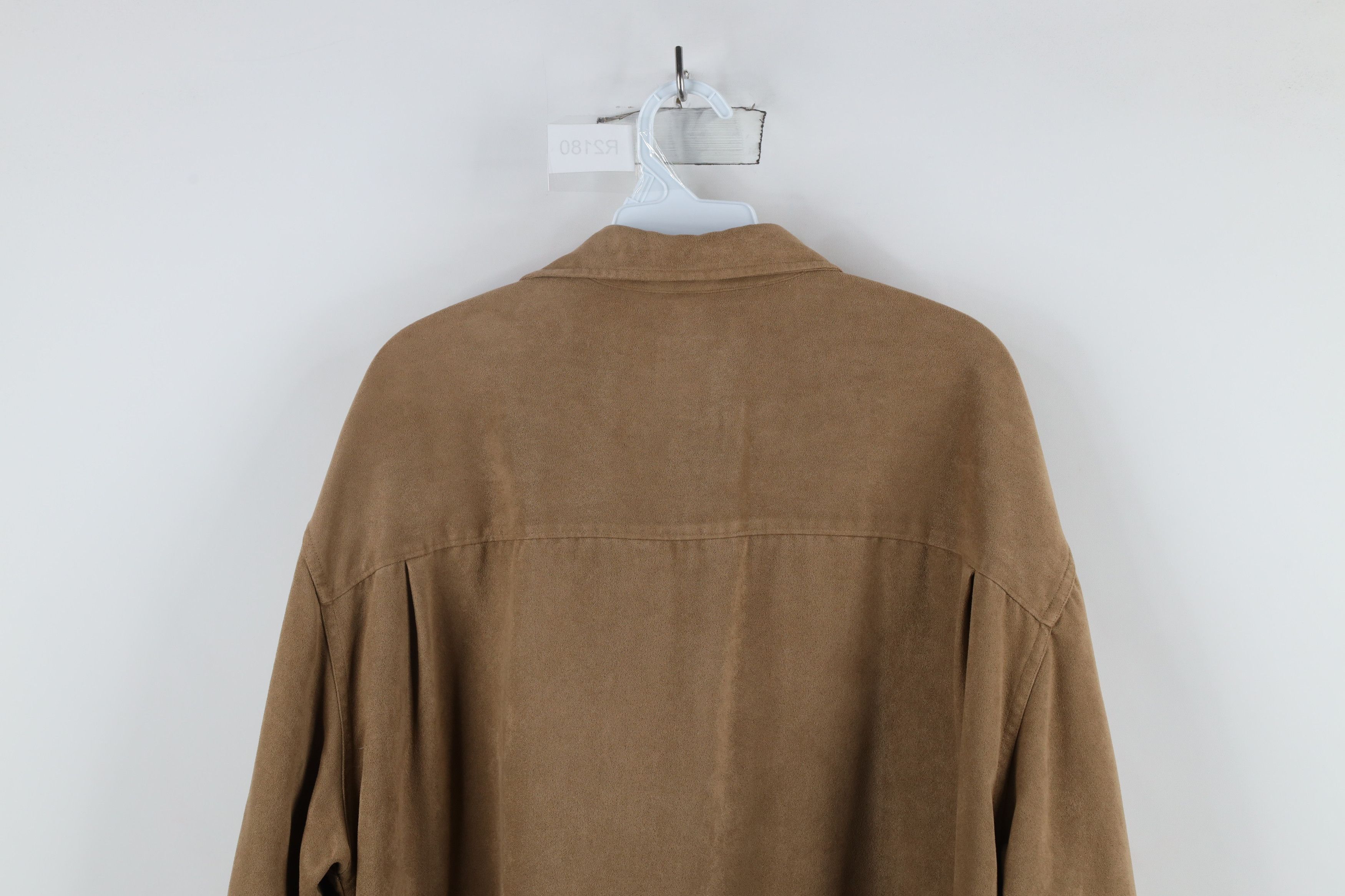 Vintage Vintage 90s Streetwear Microfiber Board Button Shirt Jacket Size US L / EU 52-54 / 3 - 11 Thumbnail