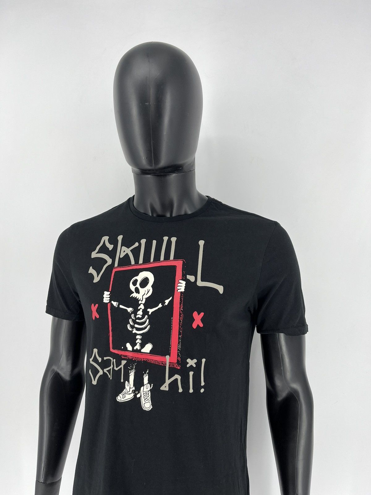 Vintage VINTAGE Y2K “ SAY HI “ FUNNY SLOGAN Tee Face Humor Print Size US S / EU 44-46 / 1 - 4 Thumbnail