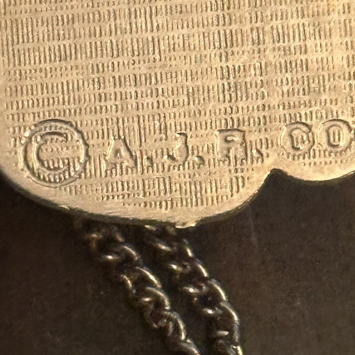 Vintage Vintage AJR gold tone Gail tag pendant necklace Size ONE SIZE - 5 Thumbnail