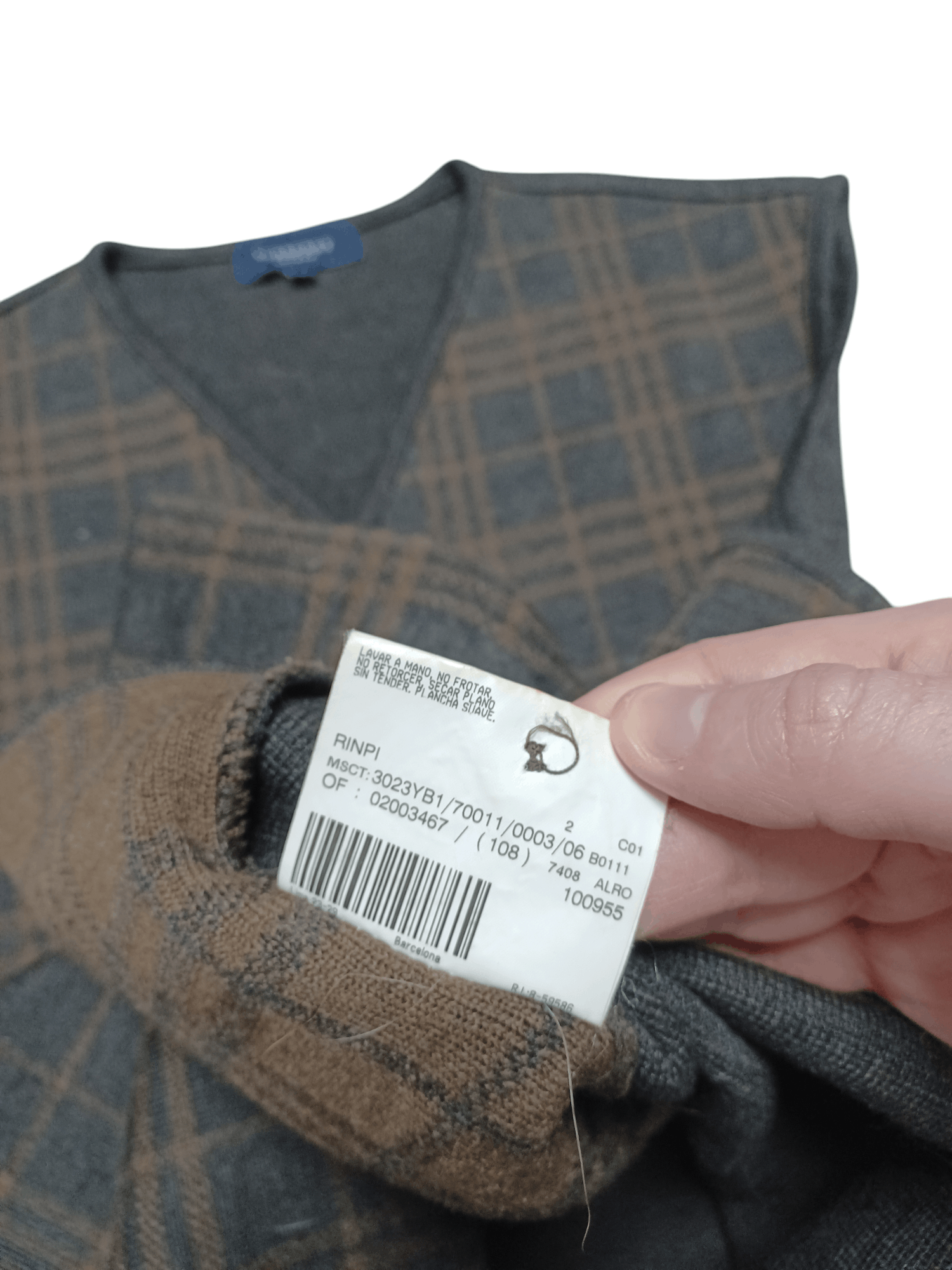 Burberry BURBERRY VINTAGE WOOL VEST CHECKERED OLDMONEY LUXURY Size US L / EU 52-54 / 3 - 6 Thumbnail