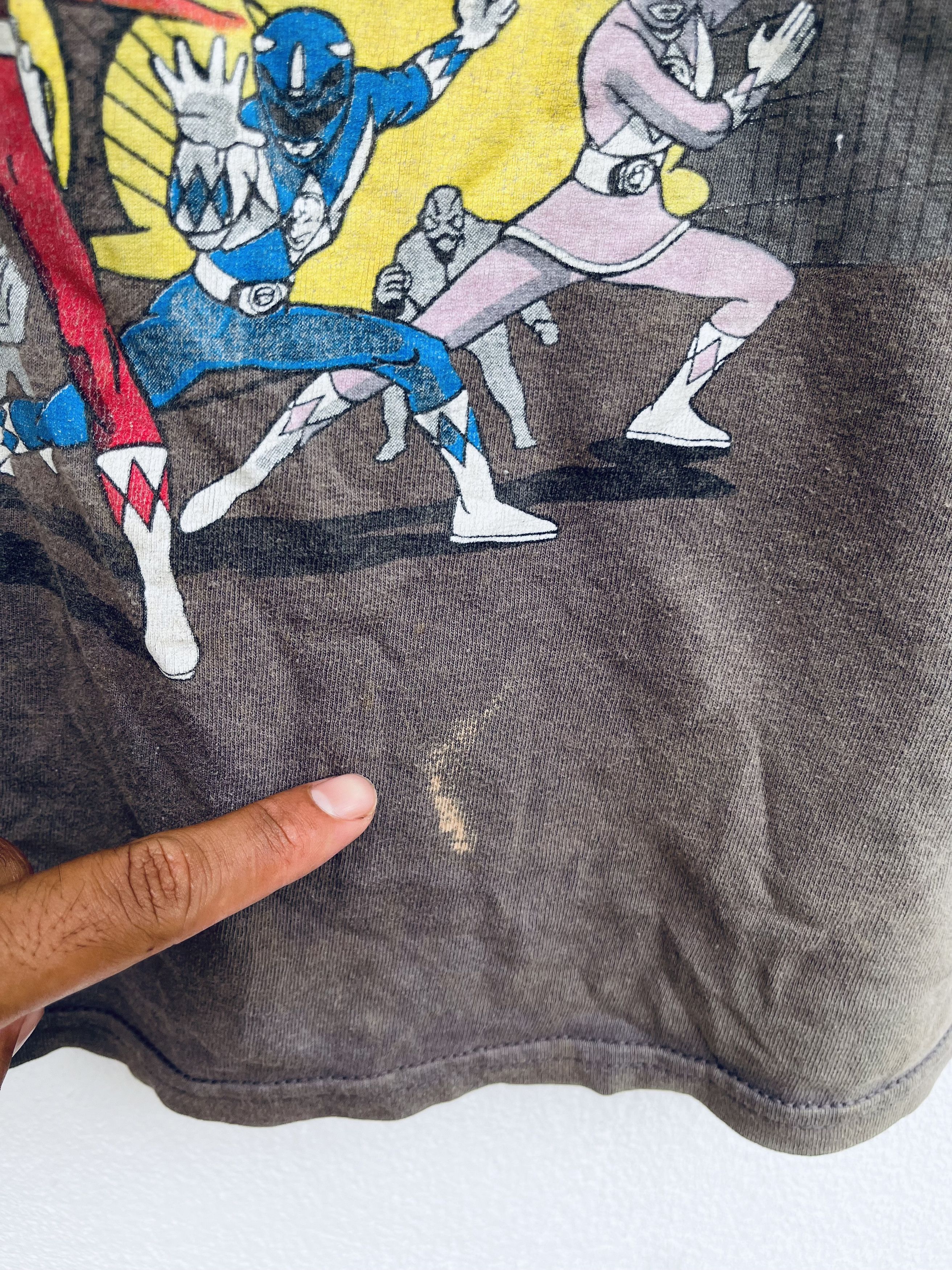 Vintage Vintage Power Rangers Famous Television Series Shirt Size US XXL / EU 58 / 5 - 11 Thumbnail