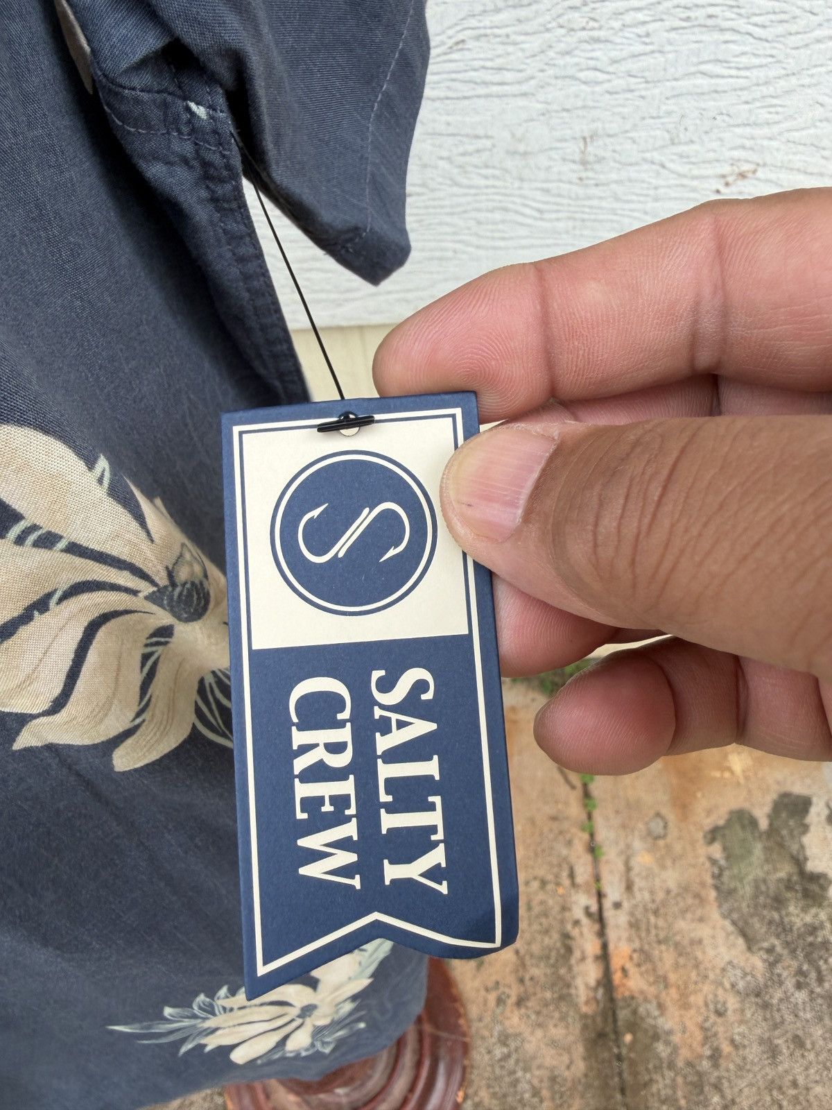 Other New Salty Crew Bloomin Short Sleeve Woven Shirt Blue Mens XL Size US XL / EU 56 / 4 - 4 Thumbnail