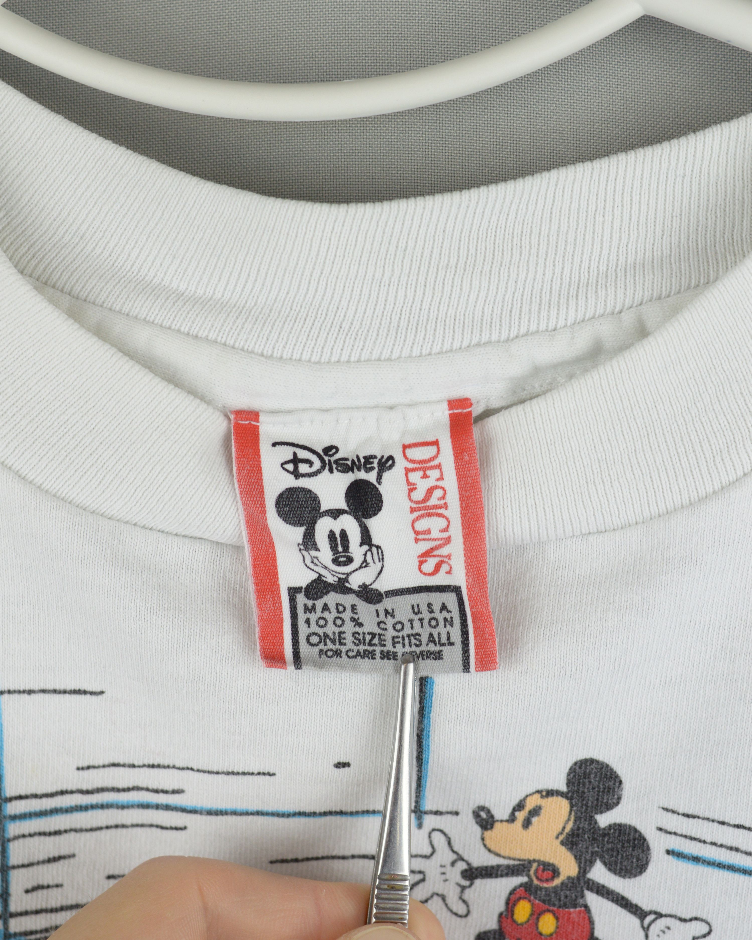 Disney × Vintage Vintage Disney Disneyland all over print 90s t shirt Size US L / EU 52-54 / 3 - 5 Thumbnail