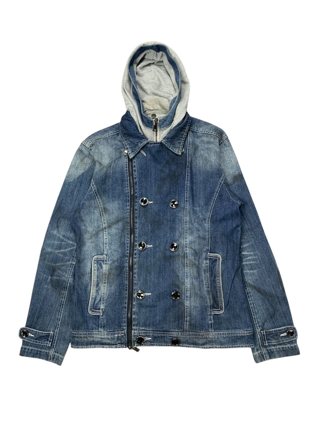 semanticdesign Semantic design x in the attic denim jacket hoded Size US L / EU 52-54 / 3 - 1 Thumbnail