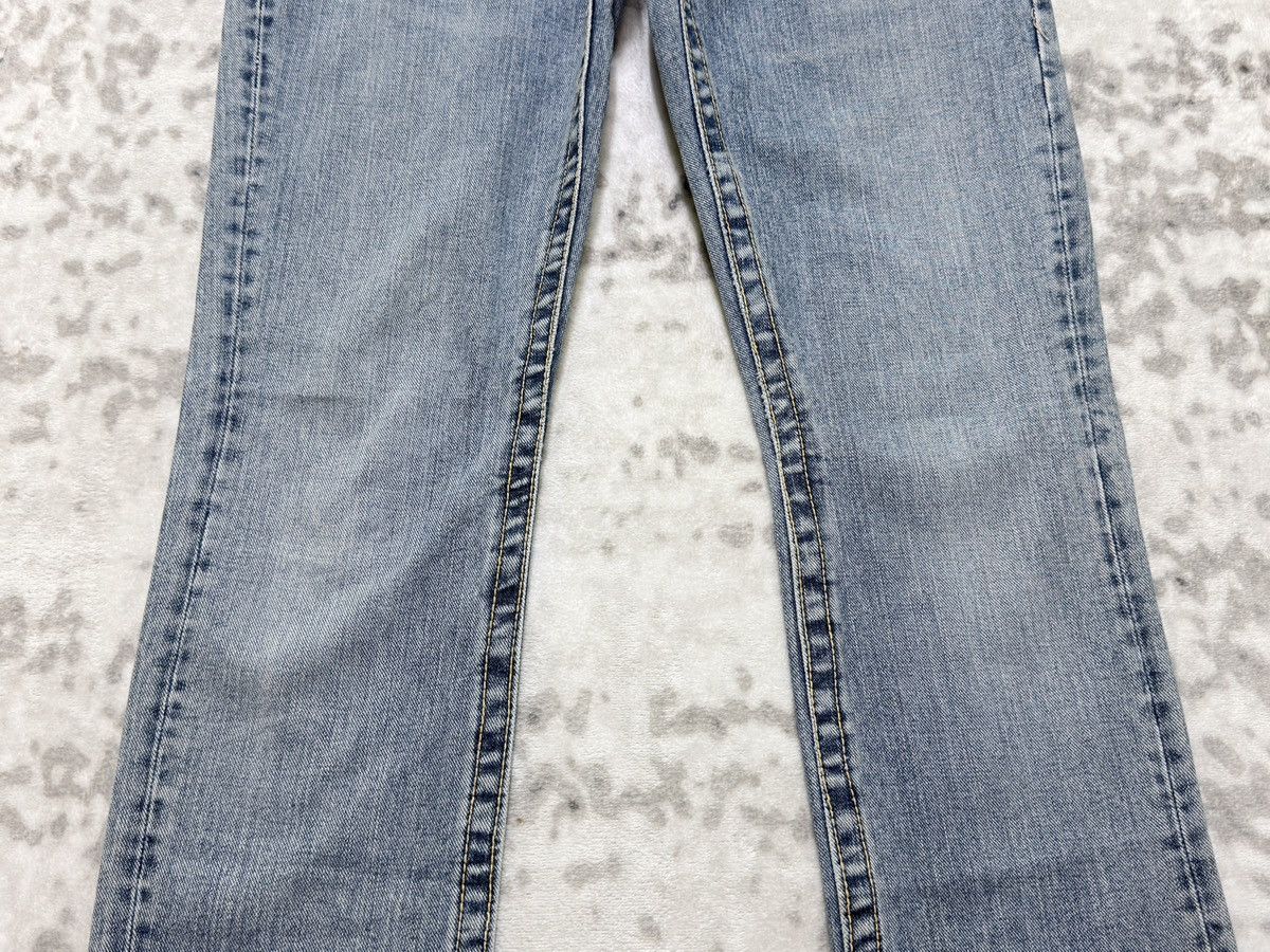 Japanese Brand Double Name Japanese Double Waist Layered Denim Jeans Y2K Size US 29 - 6 Thumbnail