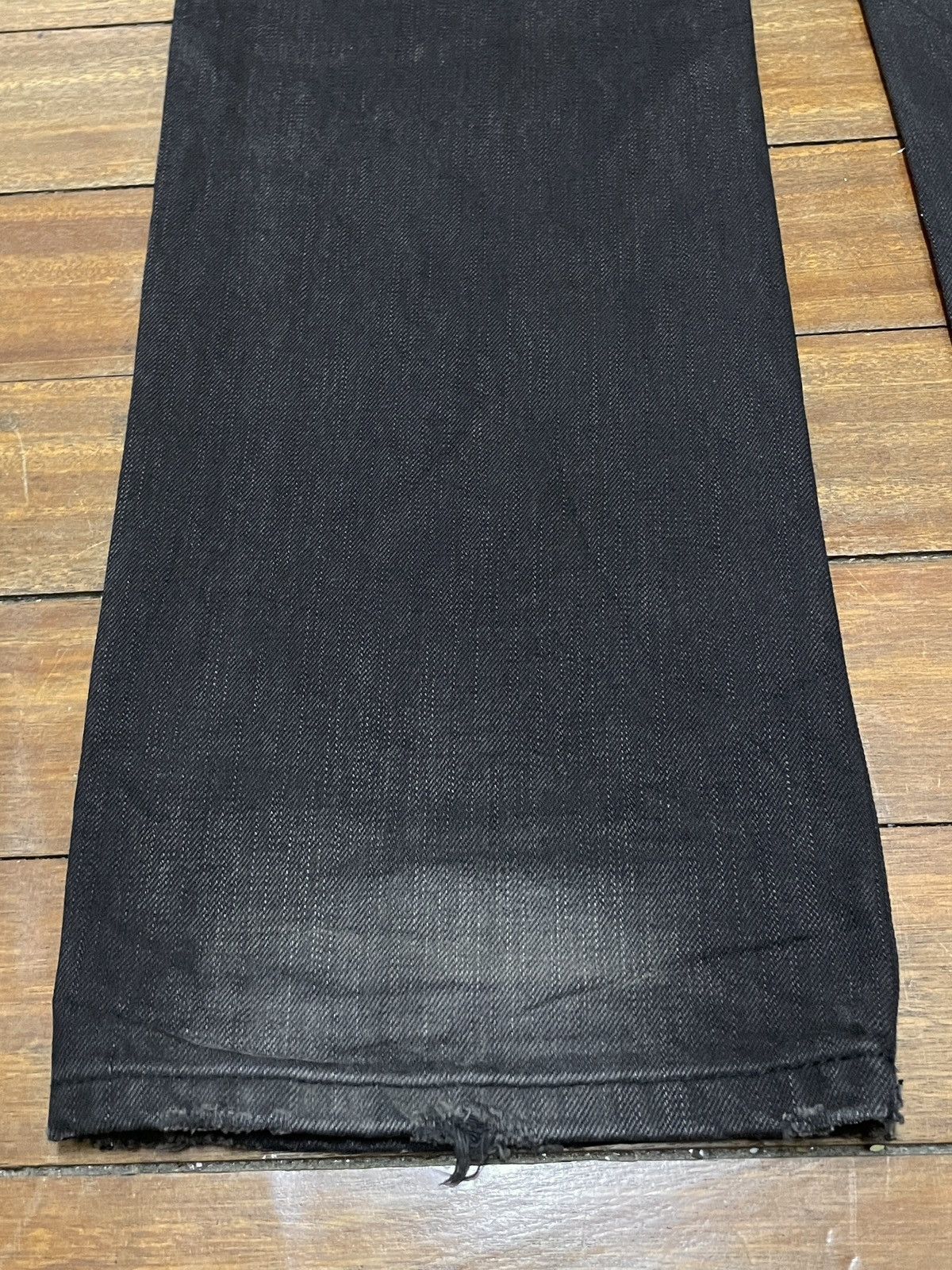 Japanese Brand Very Rare Vintage Japanese Brand Lolita Waxed Jeans 1990s Size US 30 / EU 46 - 7 Thumbnail