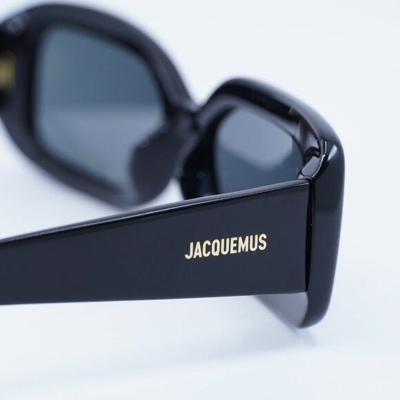 Jacquemus Jacquemus ROND CARRE JAC/11 C1 Sunglasses Black Rectangle Size ONE SIZE - 6 Thumbnail