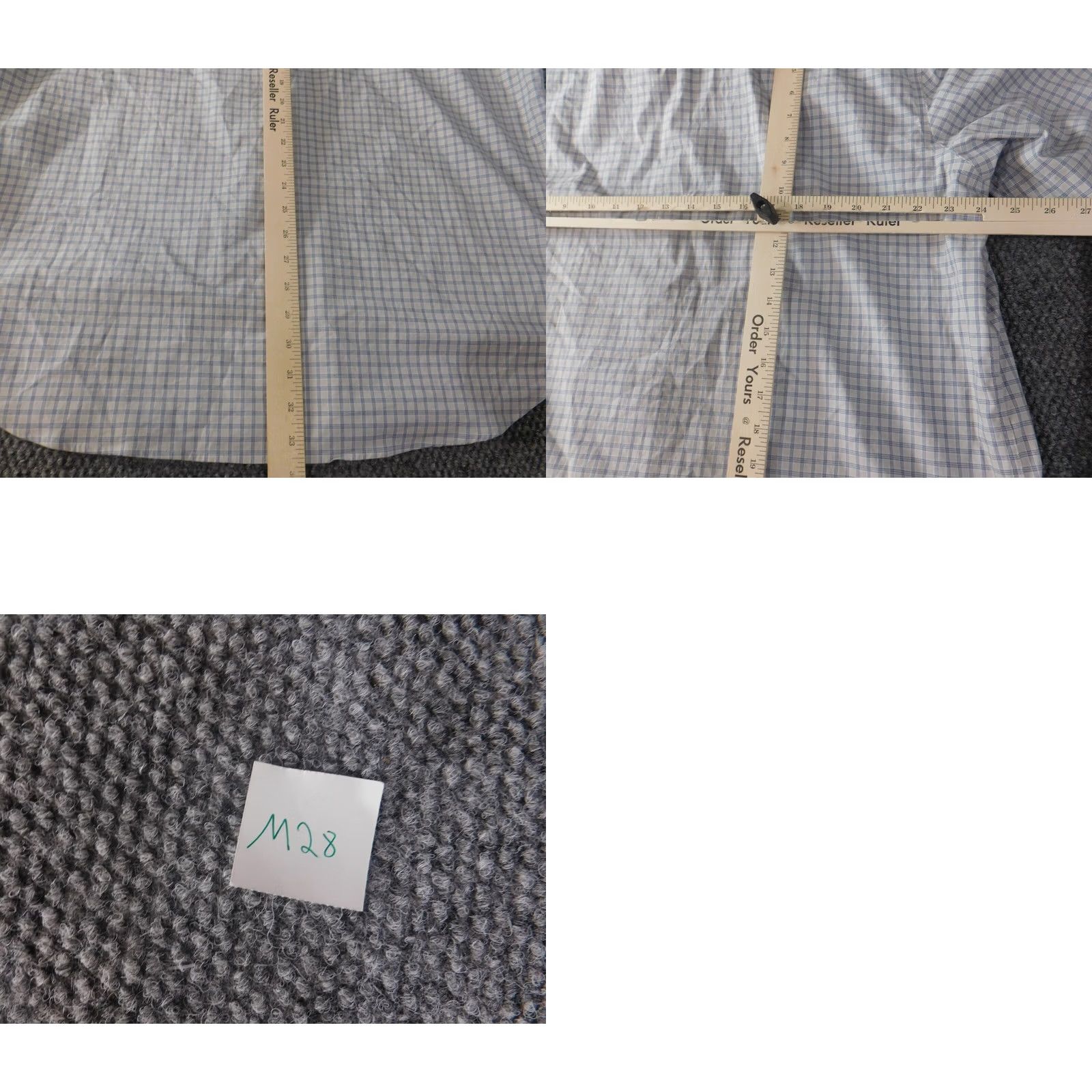Old Navy Old Navy Mens Shirt 2XL Blue Plaid Slim Fit Button-Up Non-Iron Long Sleeve Size US XXL / EU 58 / 5 - 8 Thumbnail