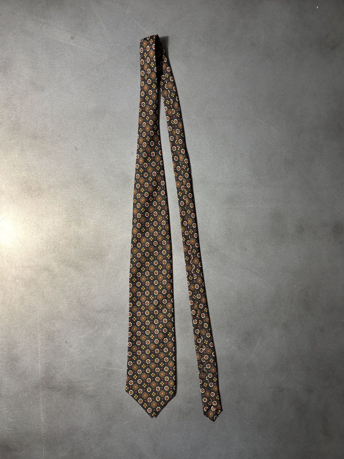 Pierre Cardin 1970s Pierre Cardin Tie Vintage Silk Necktie Pattern Paris Size ONE SIZE - 1 Thumbnail