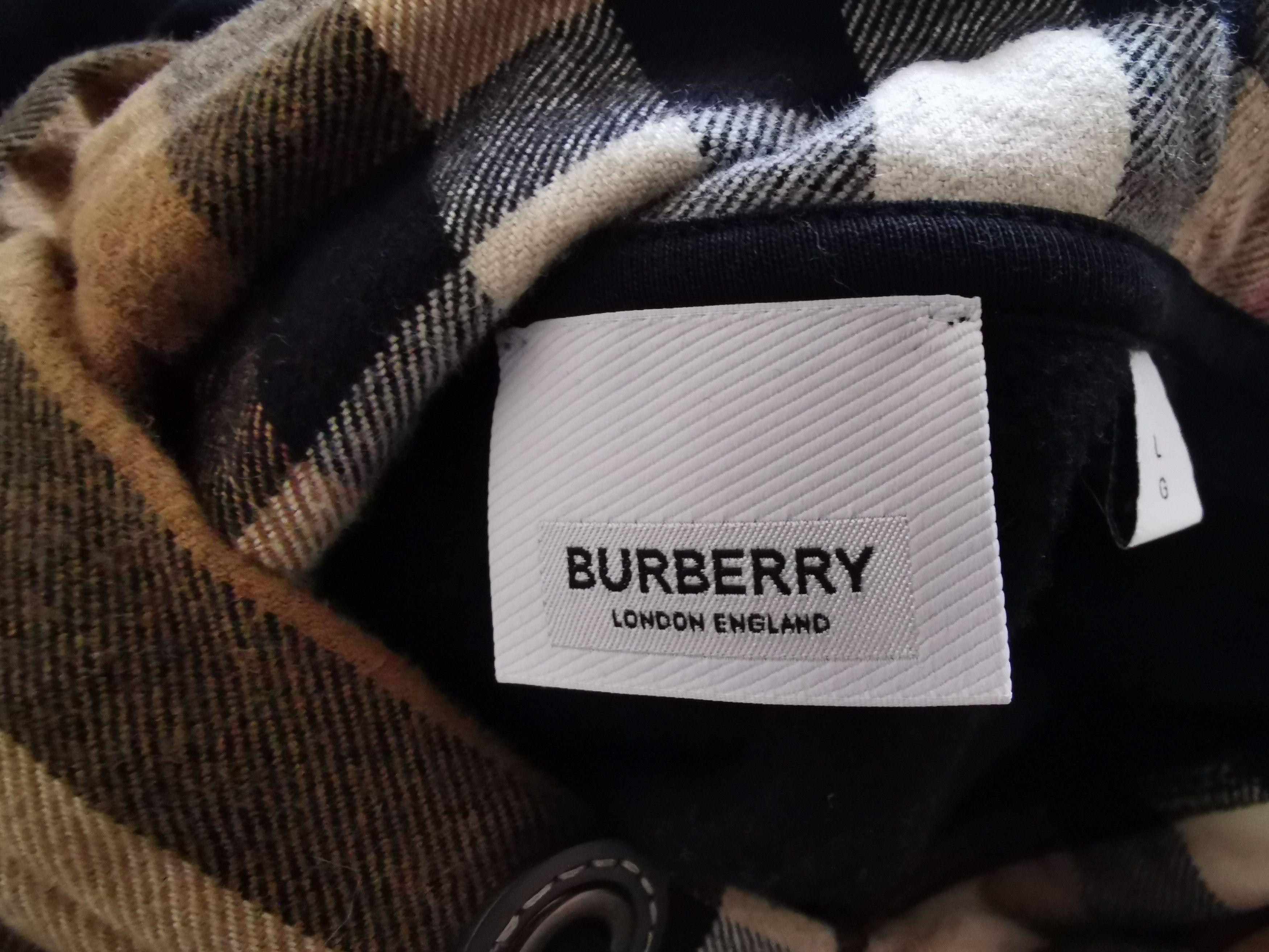 Burberry Burberry Samuel Check Hoodie Size US L / EU 52-54 / 3 - 5 Thumbnail