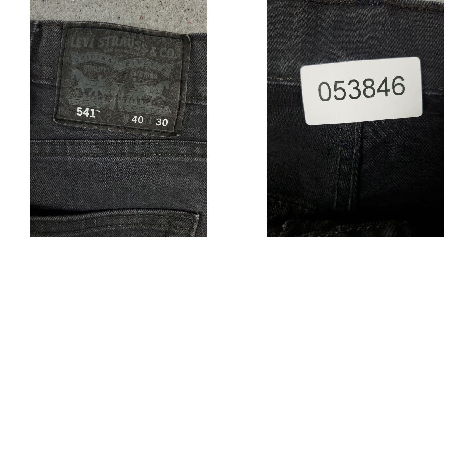 Levi's Levis 541 Athletic Fit Straight Leg Gray Jeans Mens Size 40x28 Size US 40 / EU 56 - 8 Thumbnail