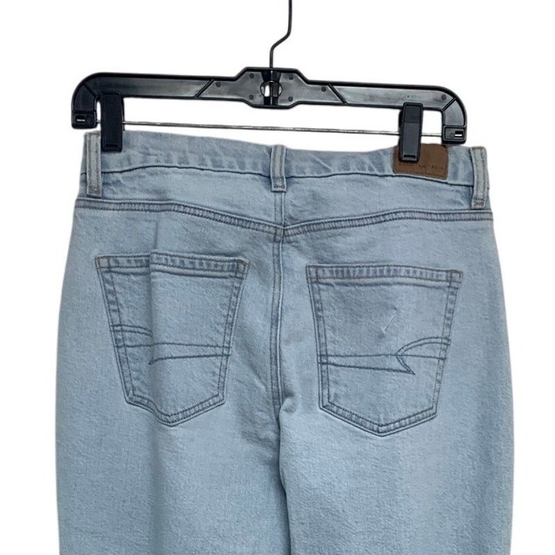 American Eagle Outfitters New American Eagle Womens Size 4 Straight Denim Blue Jeans Size 27" / US 4 / IT 40 - 4 Thumbnail