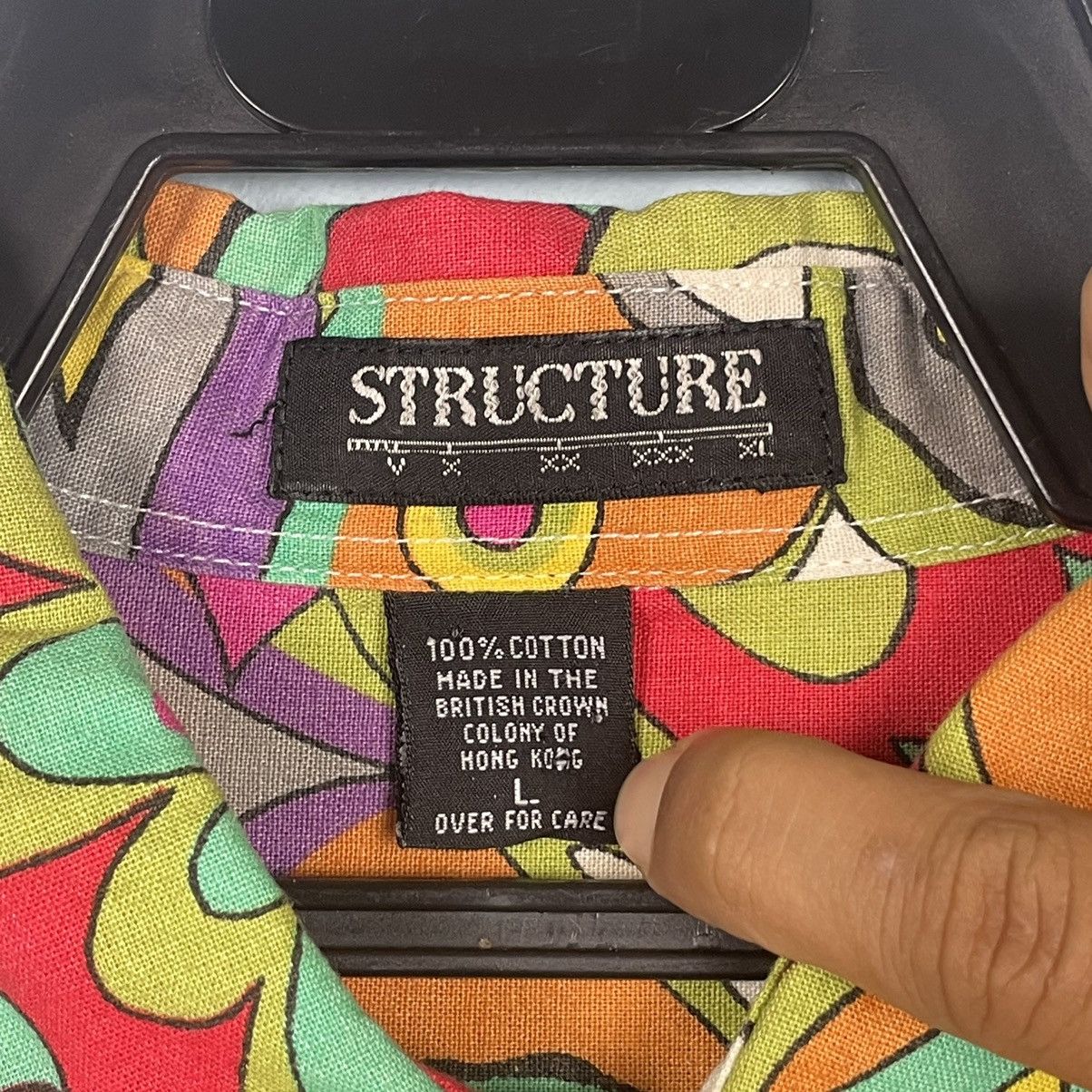 Structure VTG Structure British Crown Nice Design Shirt Size US L / EU 52-54 / 3 - 10 Thumbnail