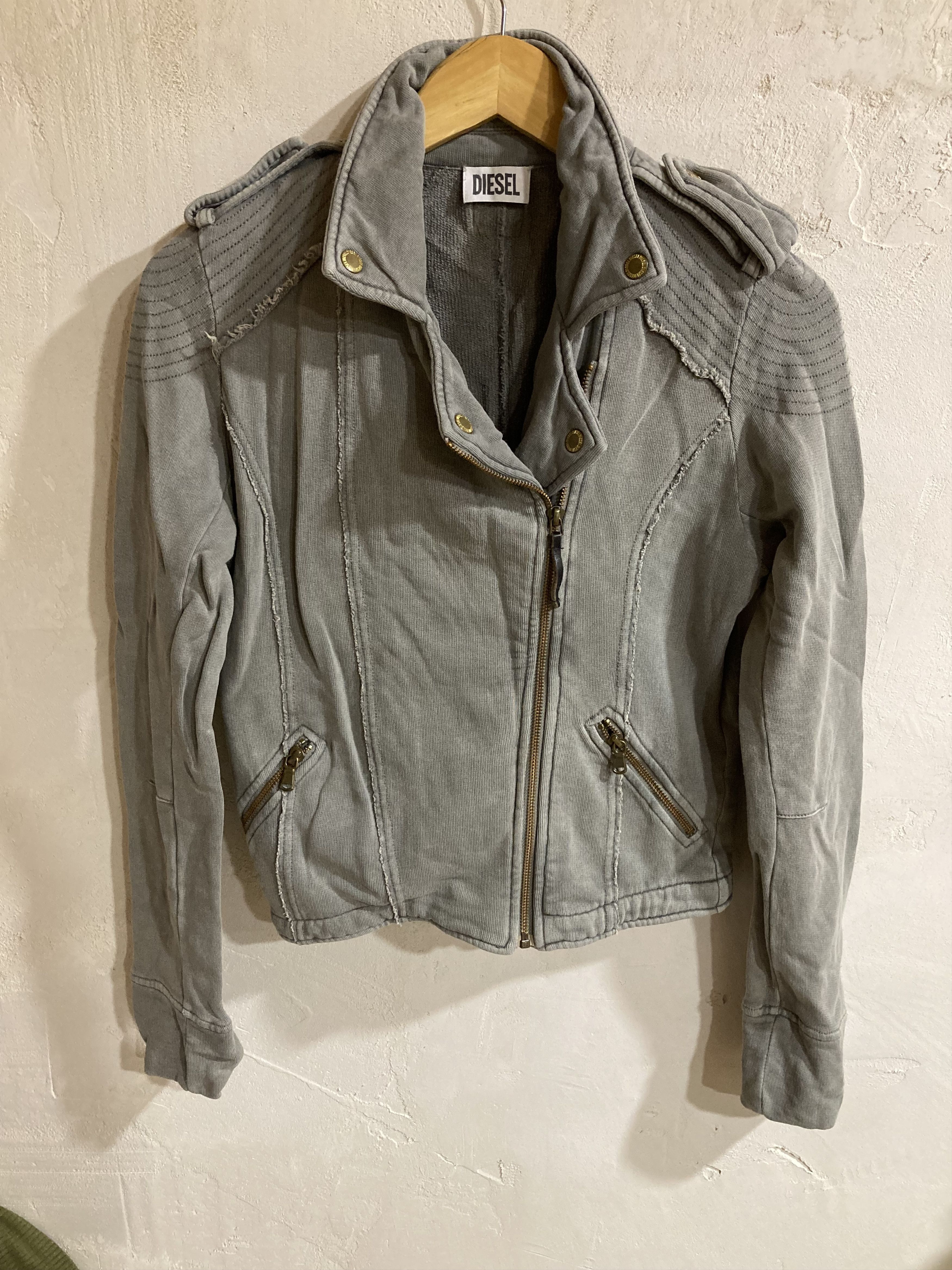 Rare Vintage Diesel Womens Utility jacket in Gray