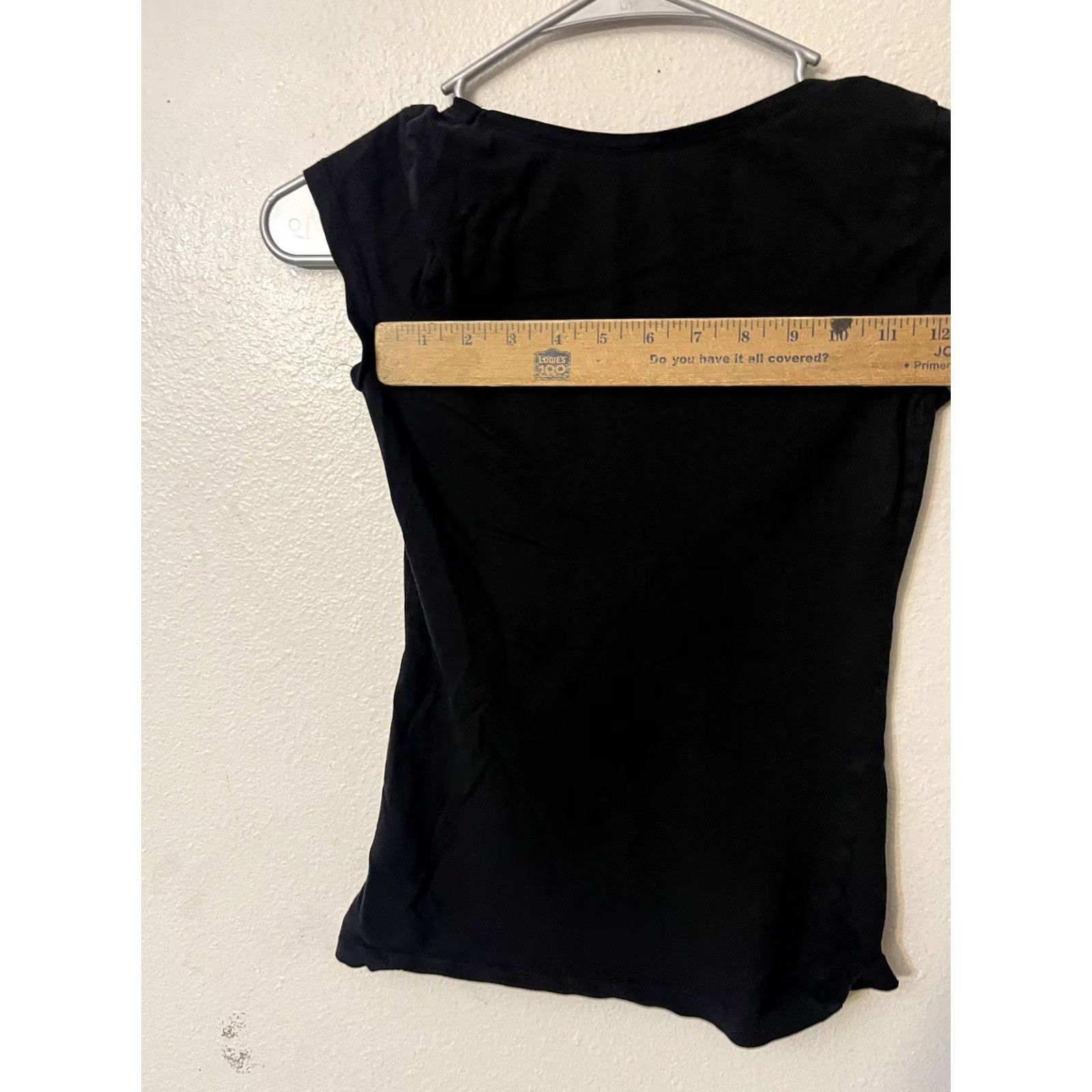 H&M H&M HM LOGG Women’s XS Black Solid Blouse Top T-Shirt Short Sleeve Shirt Adult XS Black 100% Cotton Regular Women Size XS / US 0-2 / IT 36-38 - 4 Thumbnail